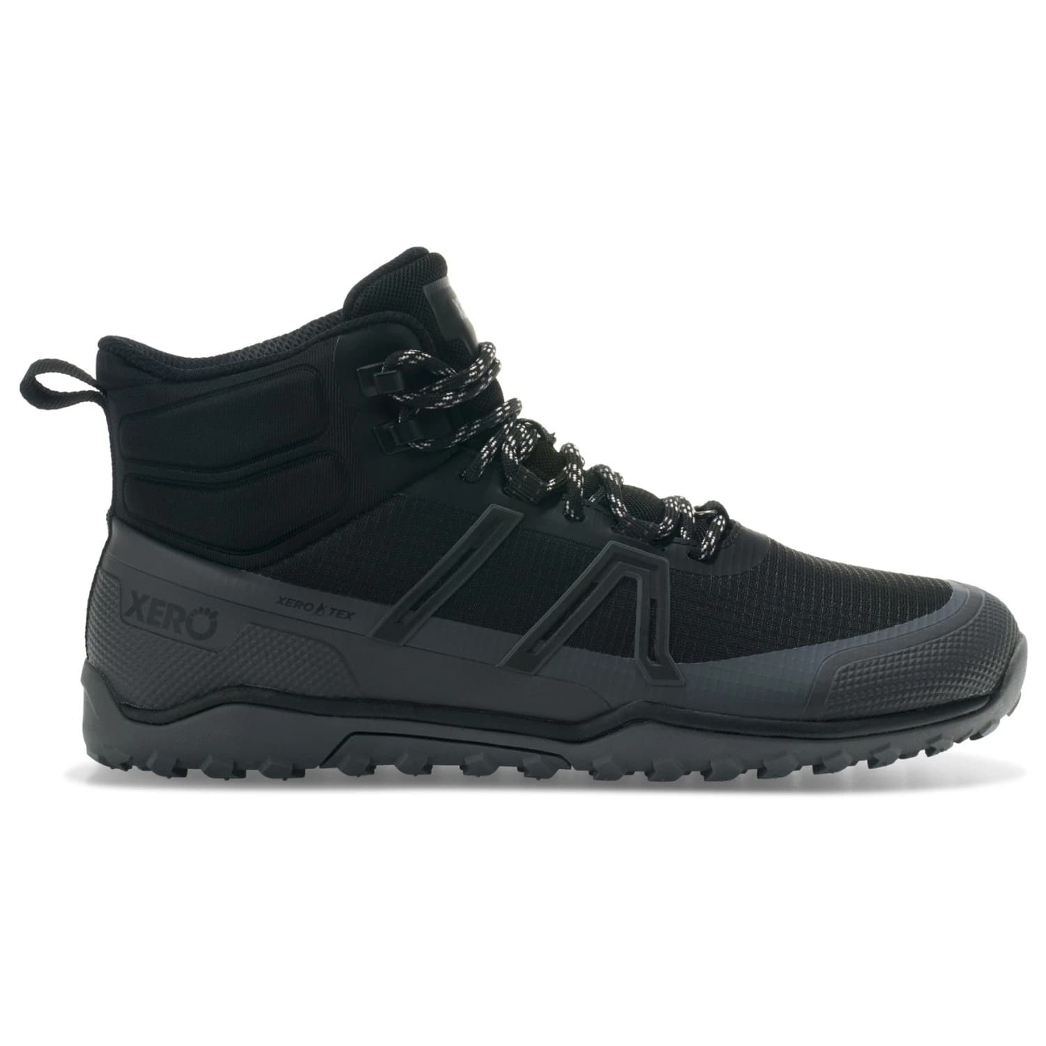 Дамски обувки barefoot Xero Shoes Women's Scrambler Trail Mid WP Barefoot shoes - Black / Asphalt