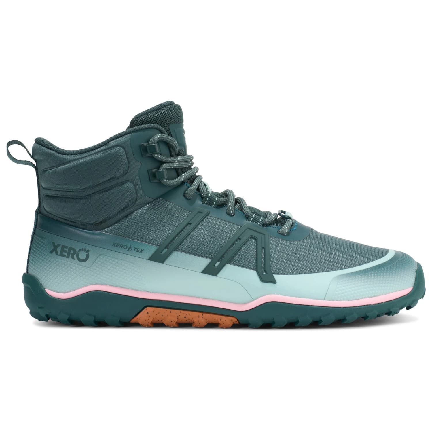 Дамски обувки barefoot Xero Shoes Women's Scrambler Trail Mid WP Barefoot shoes - Sea Moss / Surf Spray