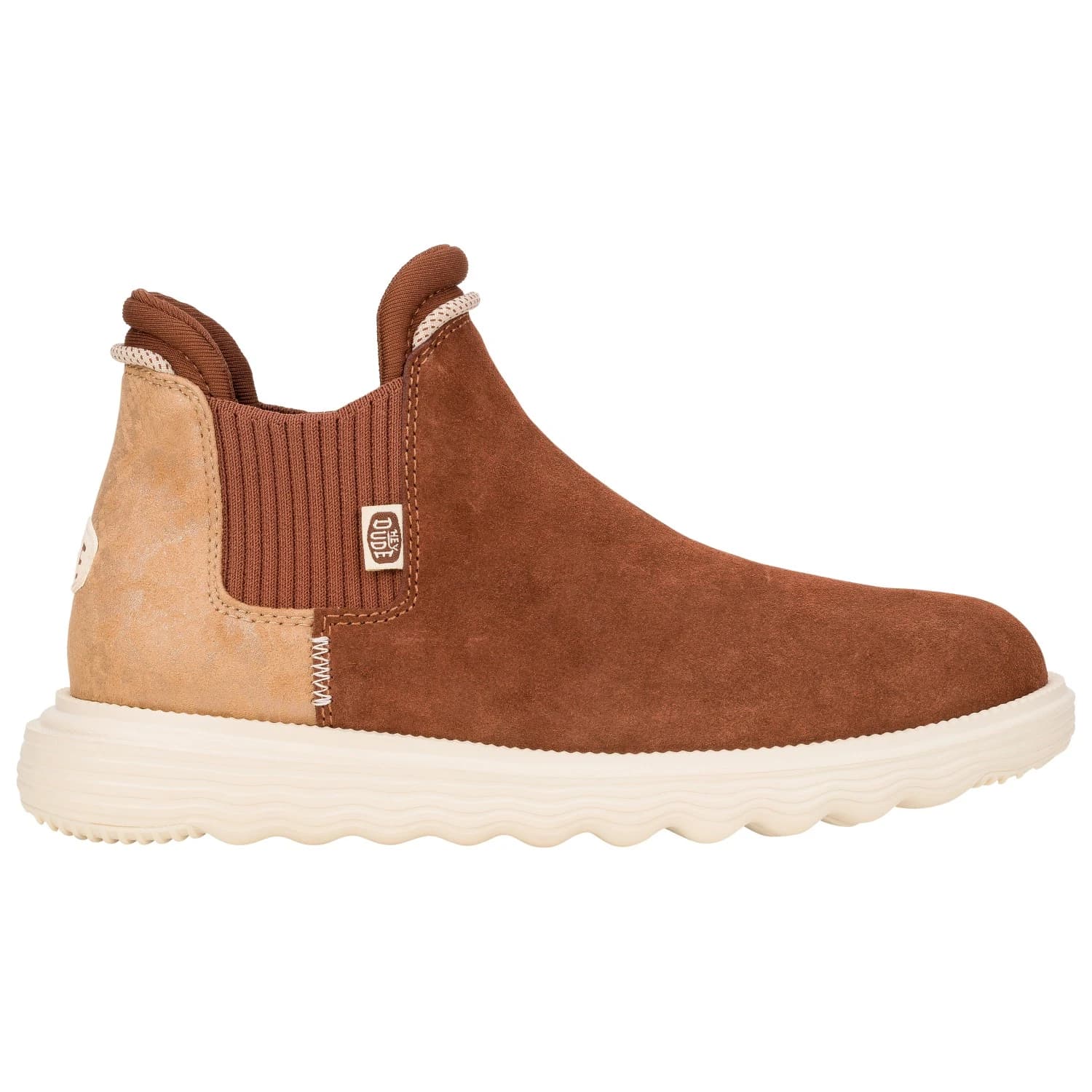 Дамски ежедневни боти HeyDude Women's Branson Suede Novelty Casual boots - Brown / Snake