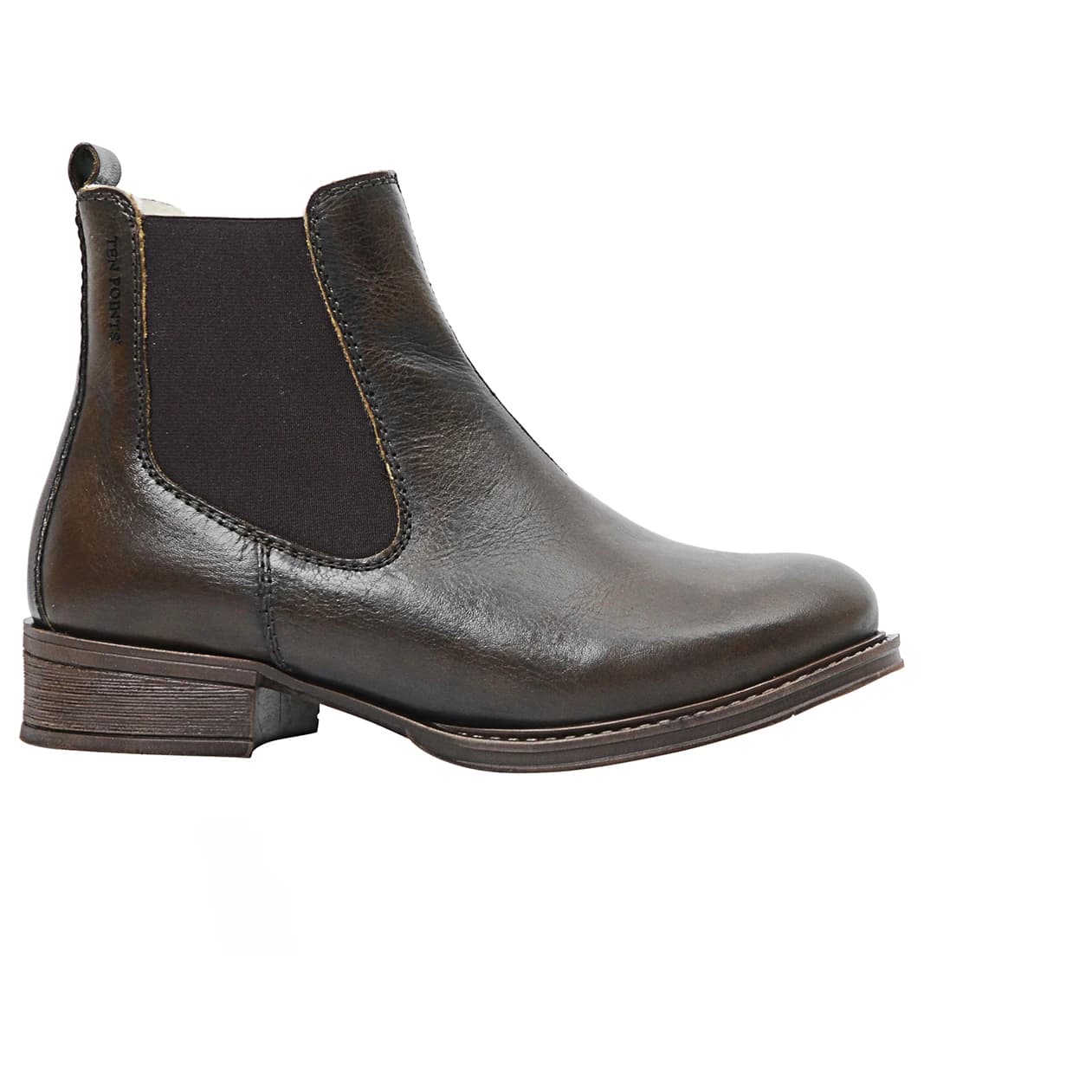 Дамски зимни ботуши Ten Points Women's Pandora Chelsea Boots Wool Winter boots - Olive