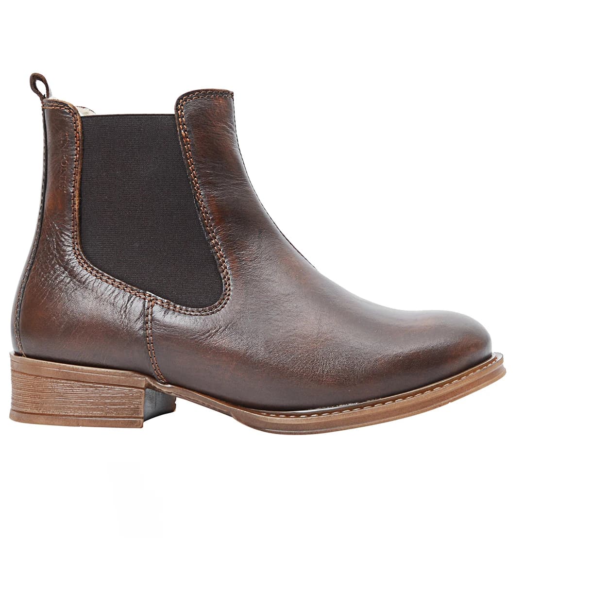 Дамски зимни ботуши Ten Points Women's Pandora Chelsea Boots Wool Winter boots - Rust