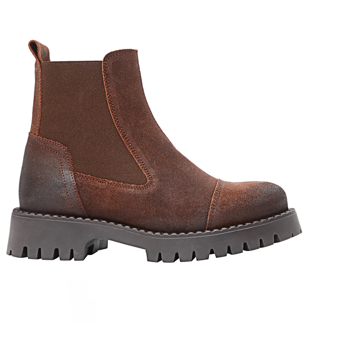 Дамски ежедневни боти Ten Points Women's Penny Chelsea Suede Boots Casual boots - Brandy