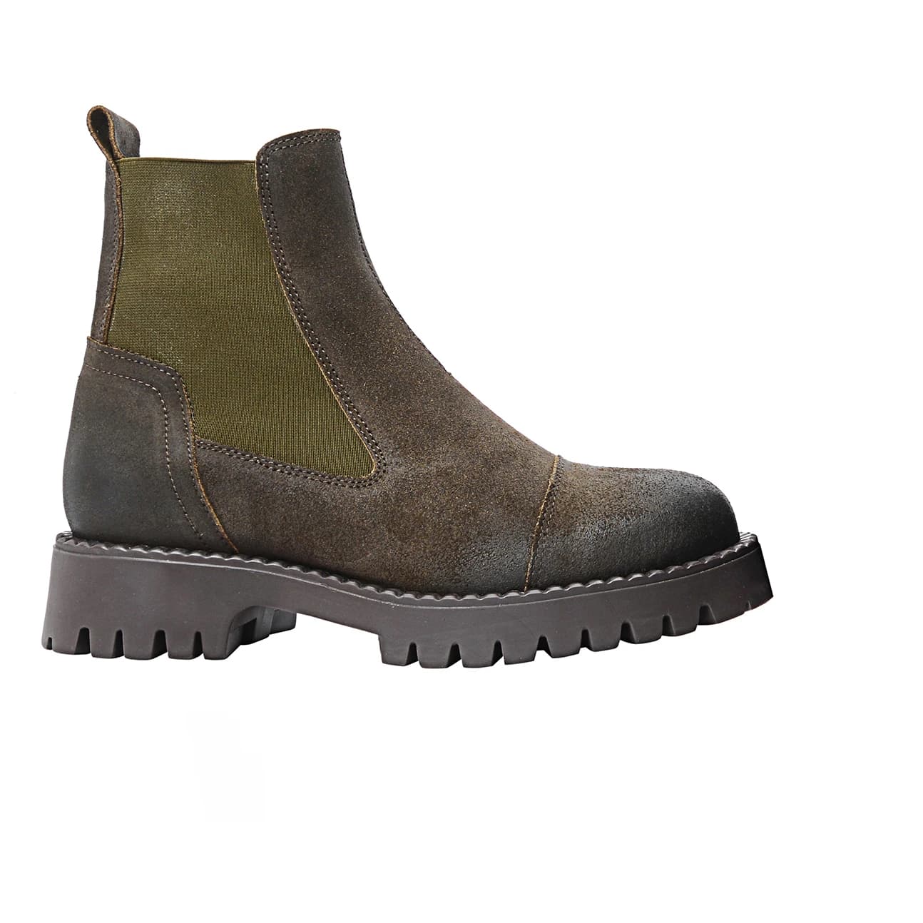 Дамски ежедневни боти Ten Points Women's Penny Chelsea Suede Boots Casual boots - Olive