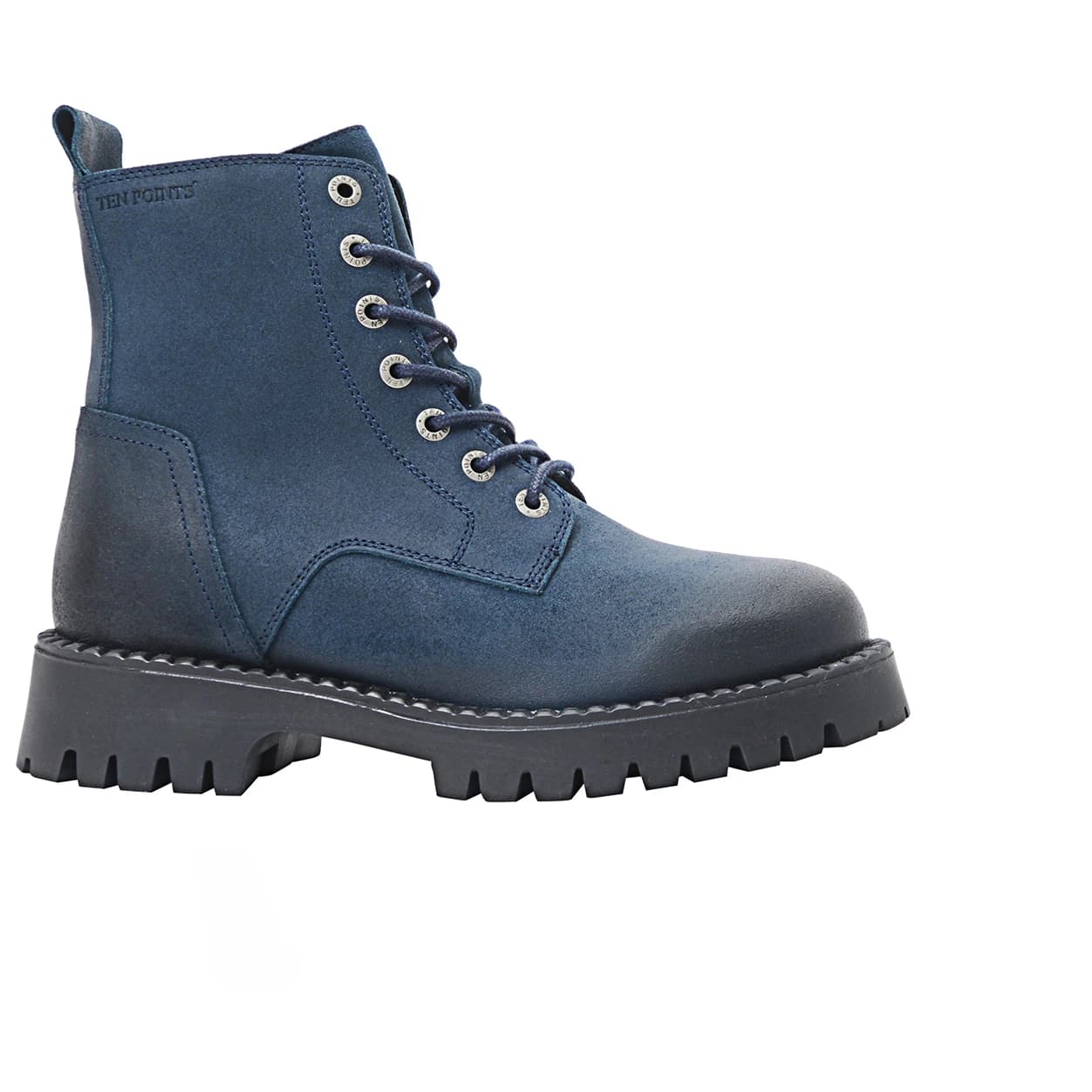 Дамски ежедневни боти Ten Points Women's Penny Lace Suede Boots Casual boots - Dark Blue