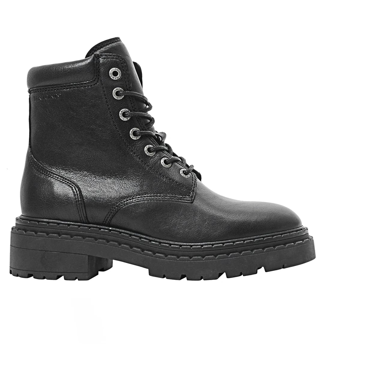 Ежедневни боти Ten Points Women's Sonja Lace Boots Tanned Leather Casual boots - Black