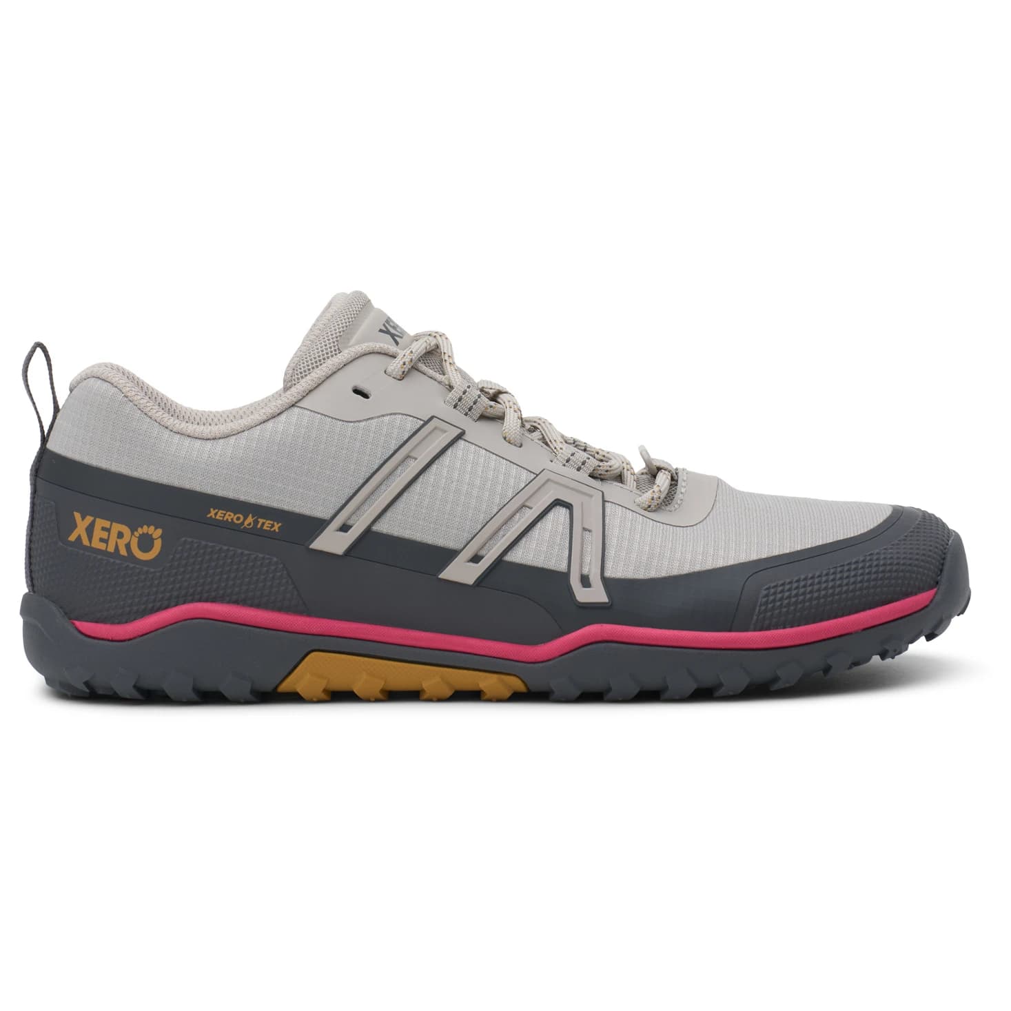 Дамски обувки barefoot Xero Shoes Women's Scrambler Low WP Barefoot shoes - Dove / Asphalt