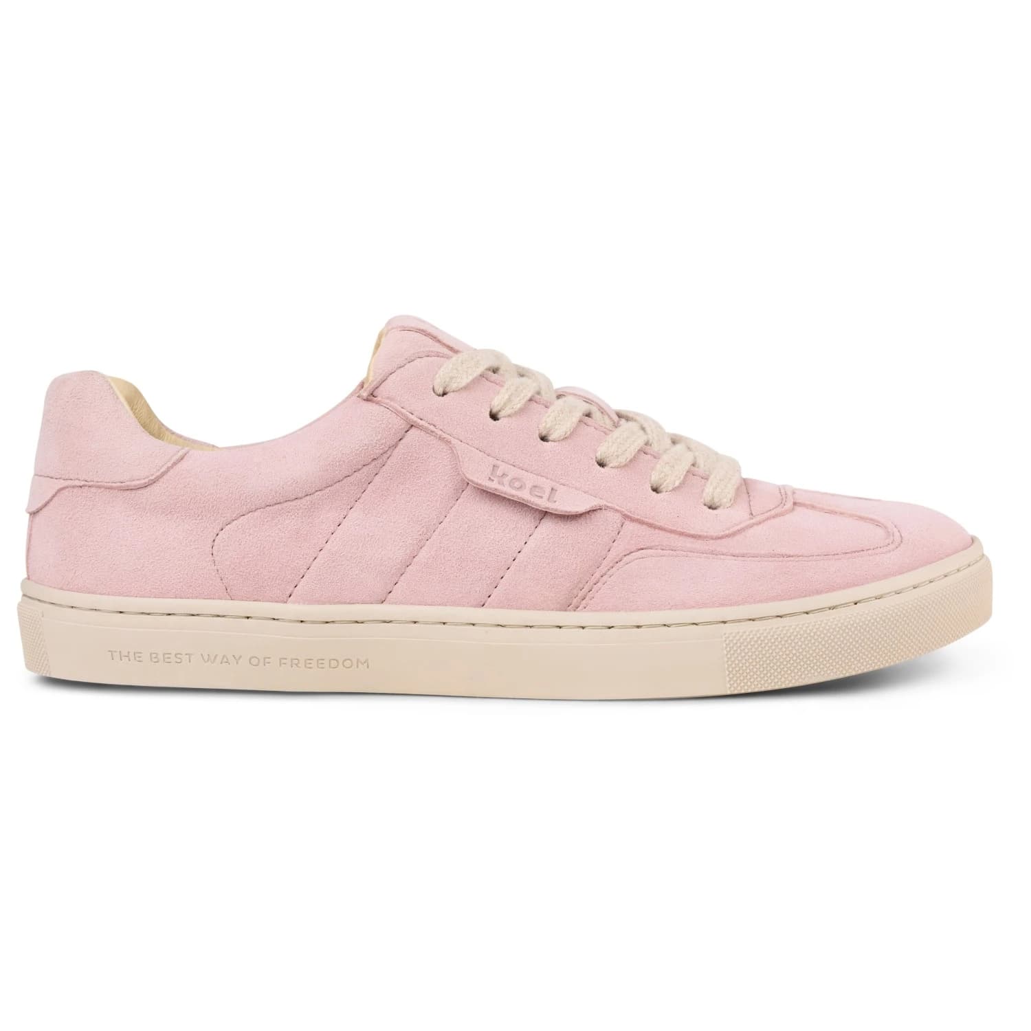 Дамски обувки barefoot Koel Women's Helena Suede Barefoot shoes - Old Pink