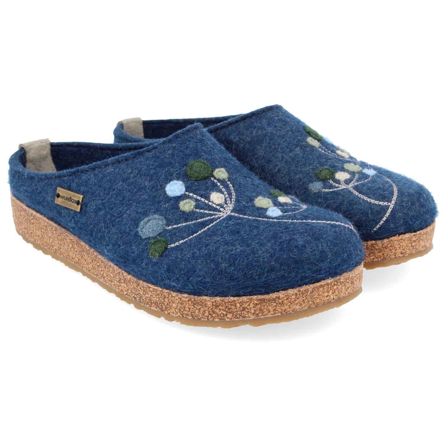 Дамски пантофи Haflinger Women's Grizzly Amaya Slippers - Jeans