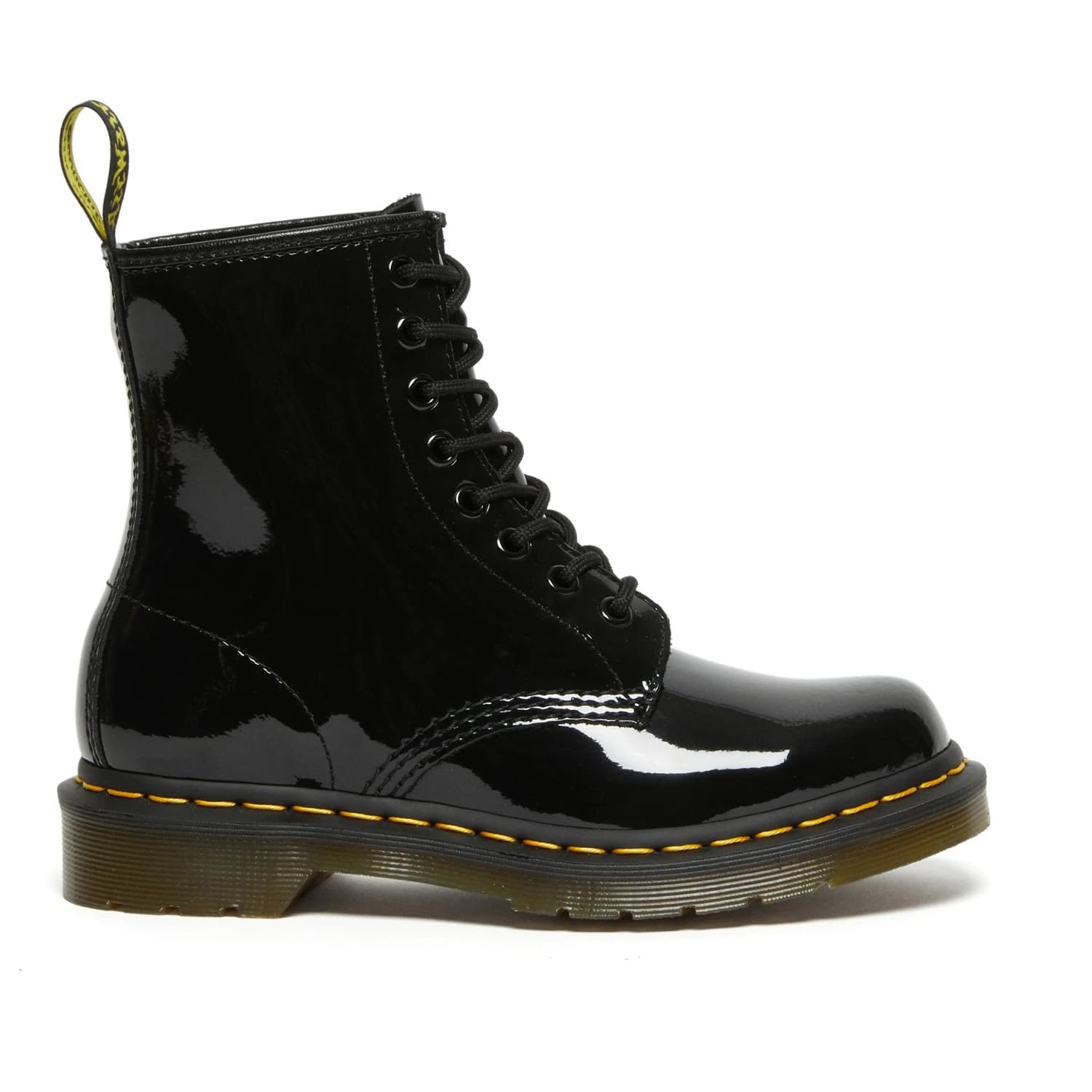 Ежедневни боти Dr. Martens Women's 1460 8 Eyelet Patent Lamper Casual boots - Black
