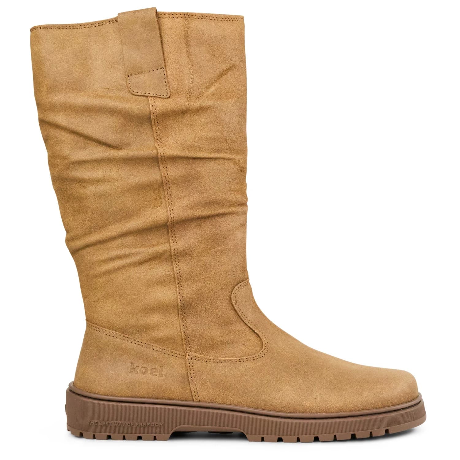 Дамски обувки barefoot Koel Women's Glyra Felt Barefoot shoes - Cognac
