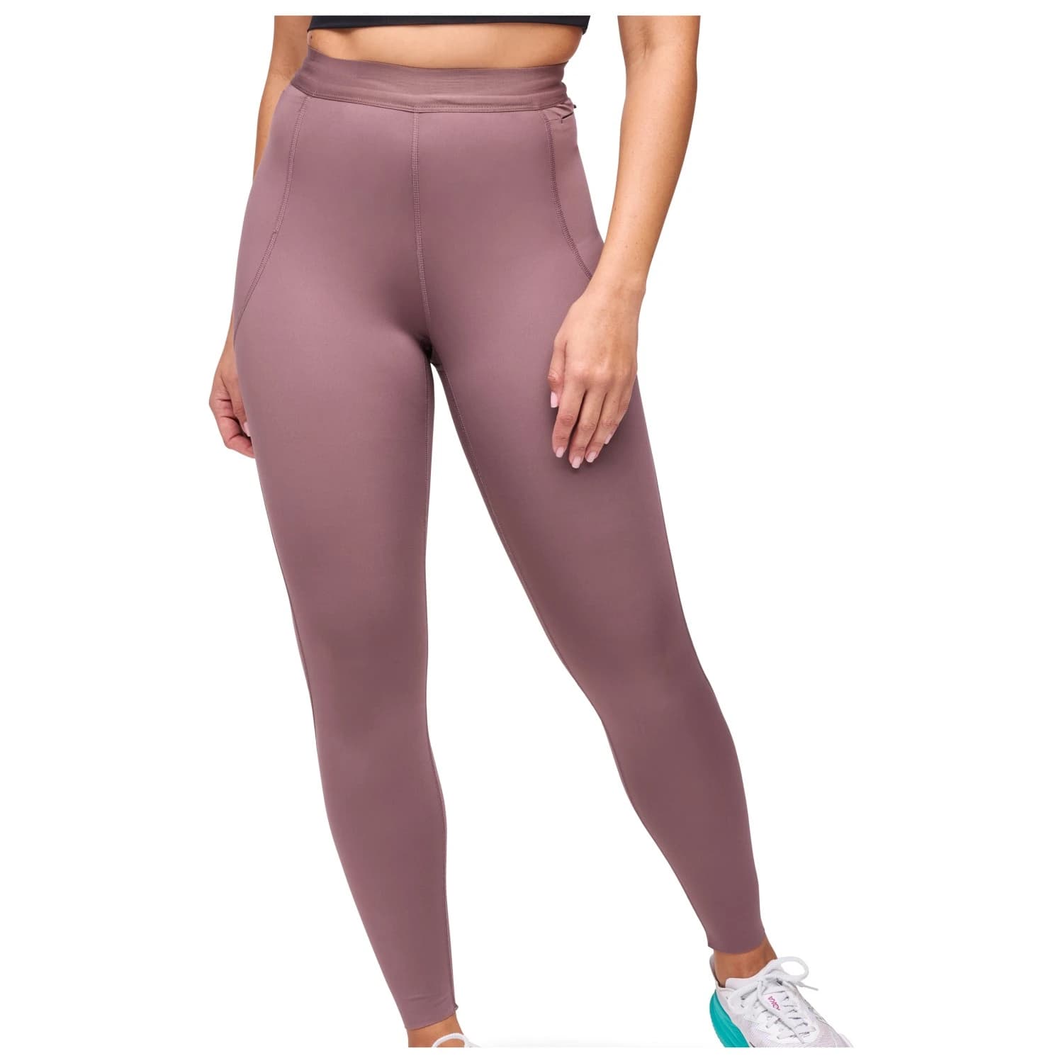 Дамски клин за бягане Hoka Women's Novafly Run Tight 25'' Running tights - Smokey Quartz