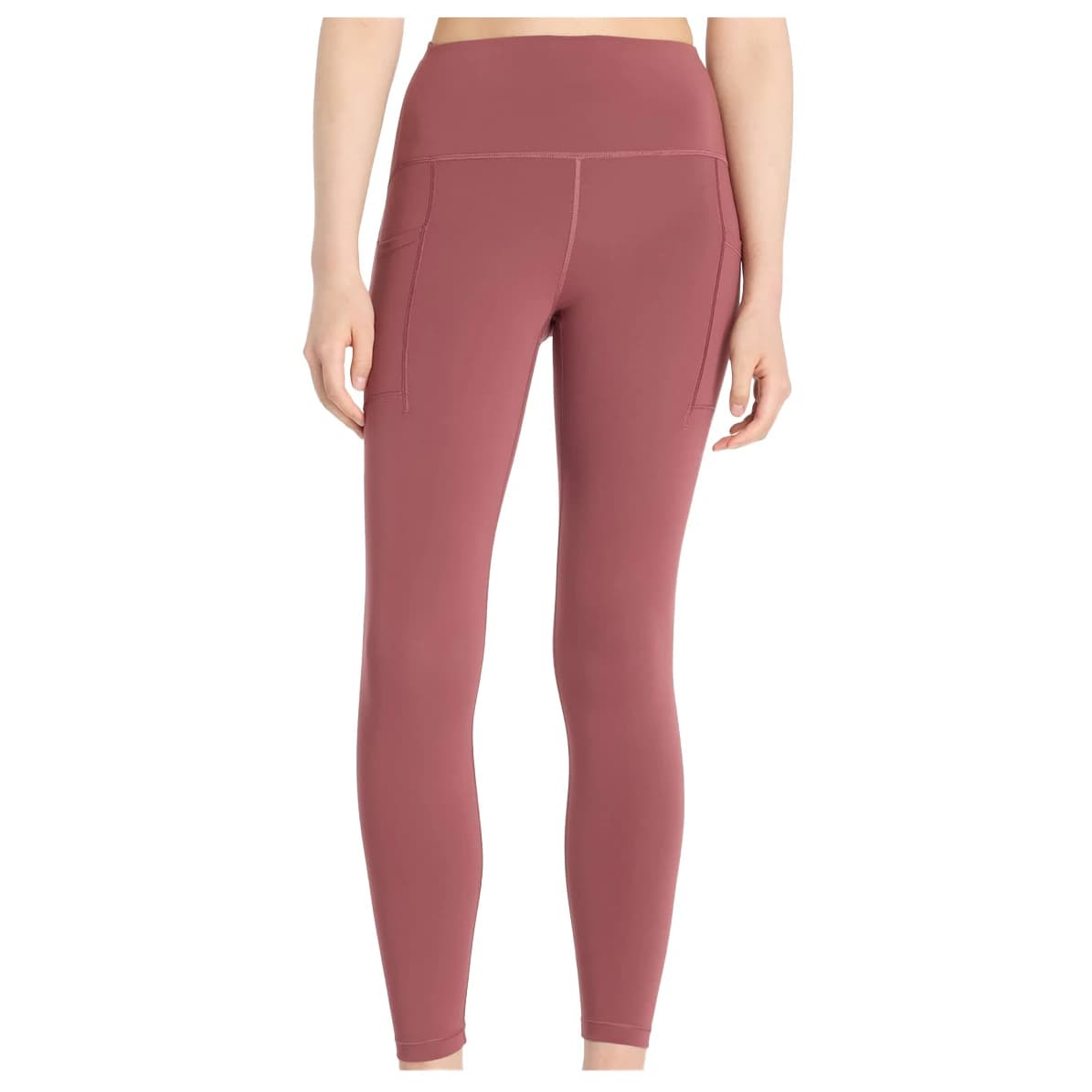 Дамски клин за бягане New Balance Women's Sleek Pocket High Rise Legging 25'' Running tights - Red