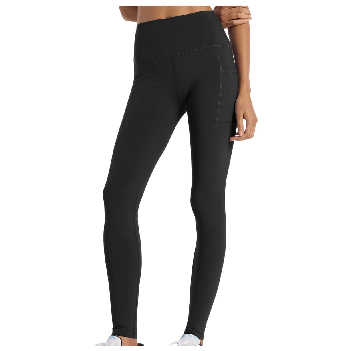 Дамски клин за бягане New Balance Women's Sleek Pocket High Rise Legging 27'' Running tights - Black