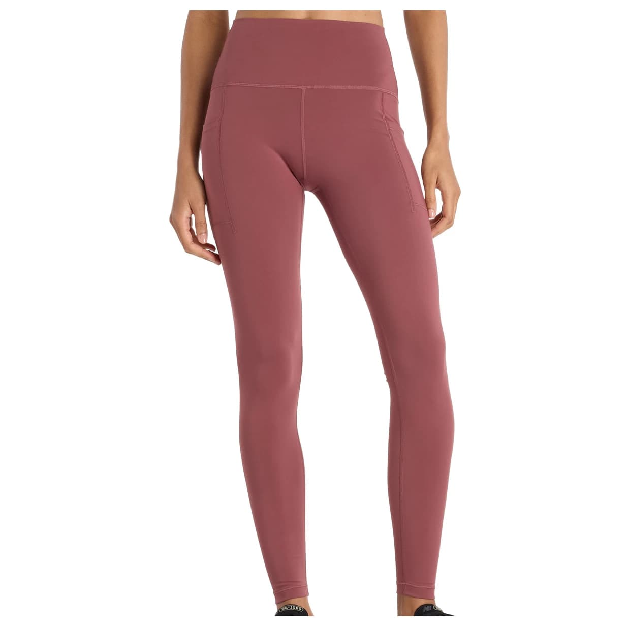 Дамски клин за бягане New balance Women's Sleek Pocket High Rise Legging 27'' Running tights - Red