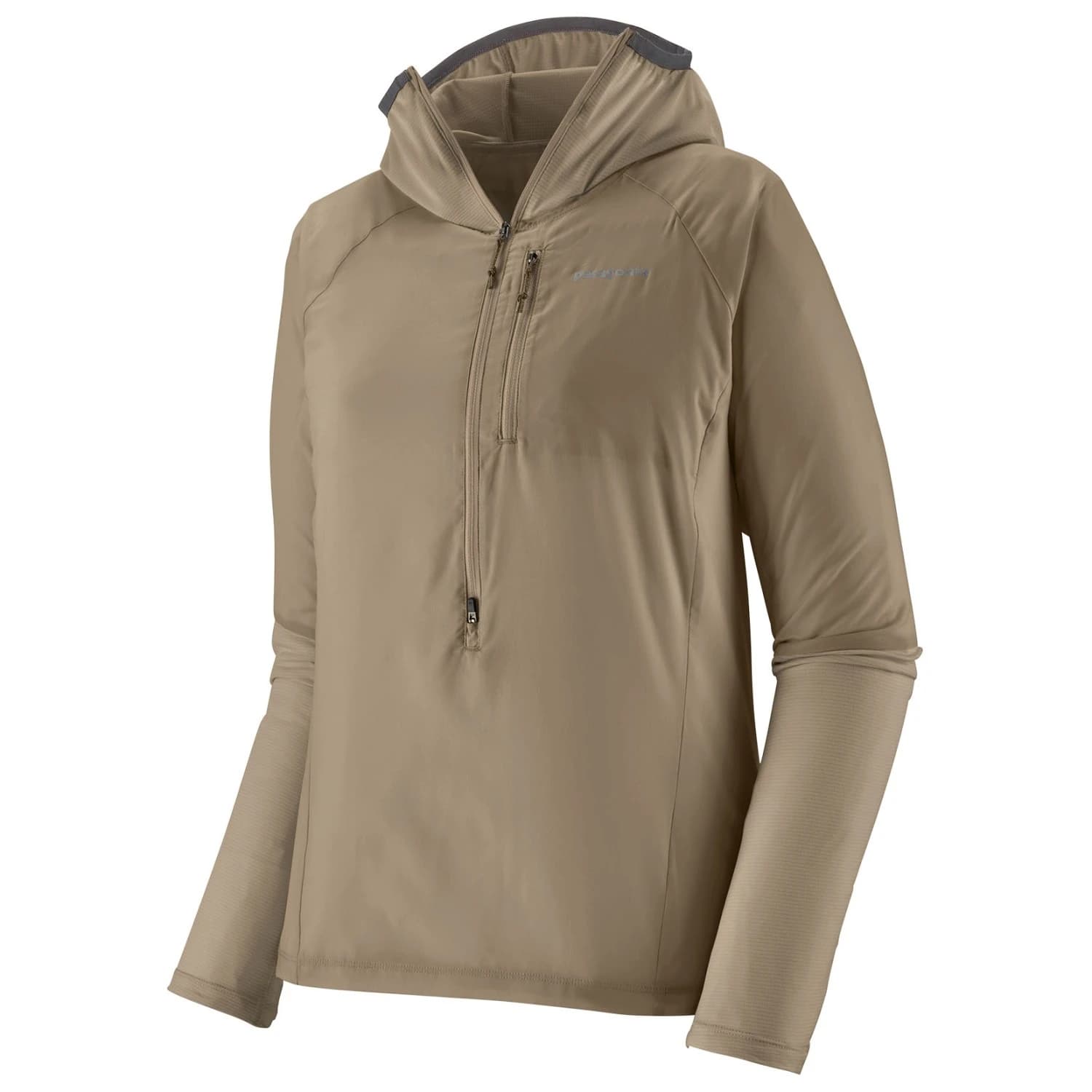 Дамско ветрозащитно яке Patagonia Women's Airshed Pro P/O Running jacket - Seabird Grey