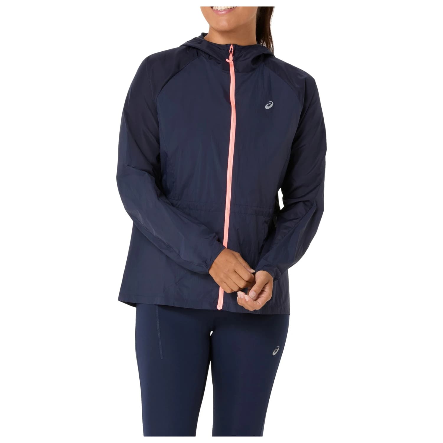 Дамско яке за бягане Asics Women's Road Packable Jacket Running jacket - Midnight