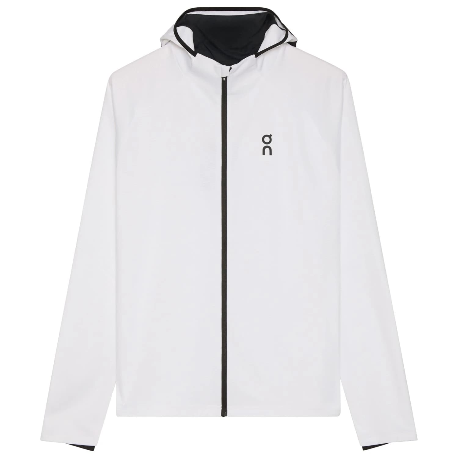 Дамско яке за бягане On Women's Climate Zip Hoodie Running jacket - White