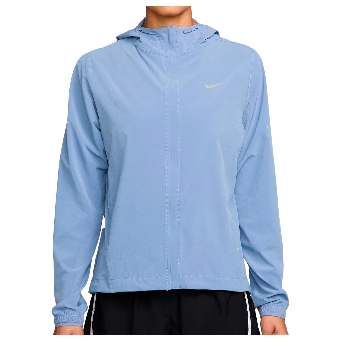 Дамско яке за бягане Nike Women's Swift Repel Running Jacket - Aluminum / Reflective Silver