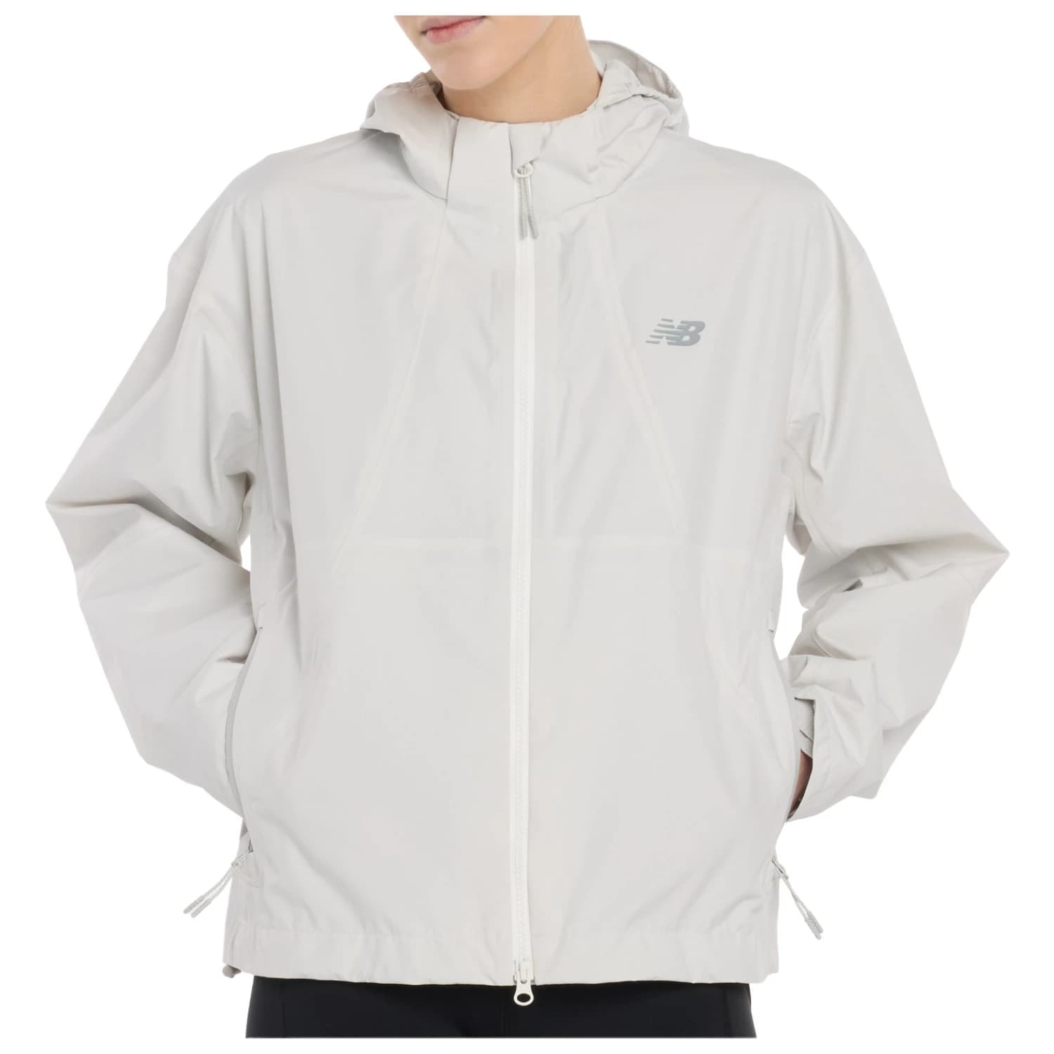 Дамско яке за бягане New balance Women's Better Run Waterproof Jacket Running jacket - Grey