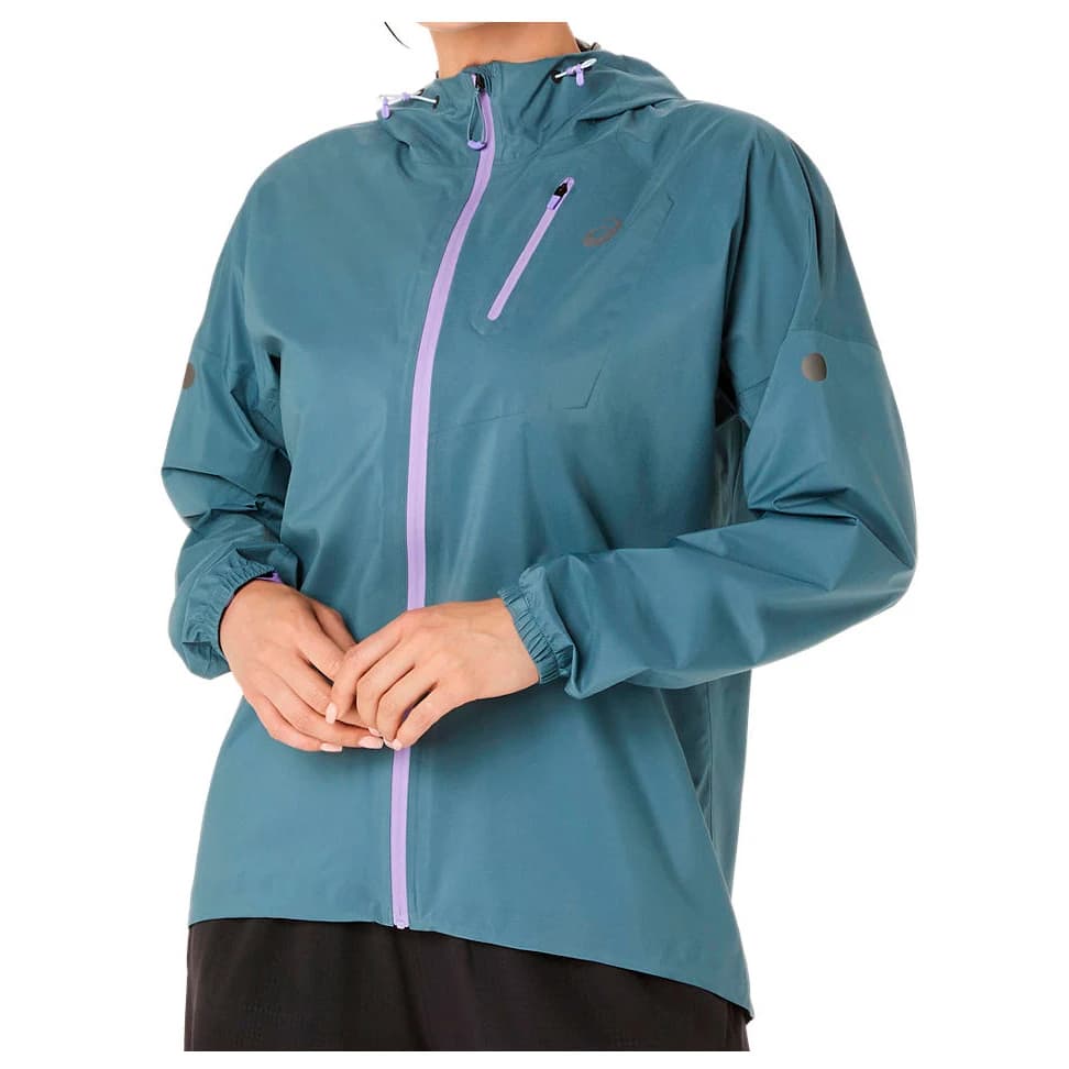 Дамско яке за бягане Asics Women's Fujitrail Elite Waterproof Jacket Running jacket - Ironclad