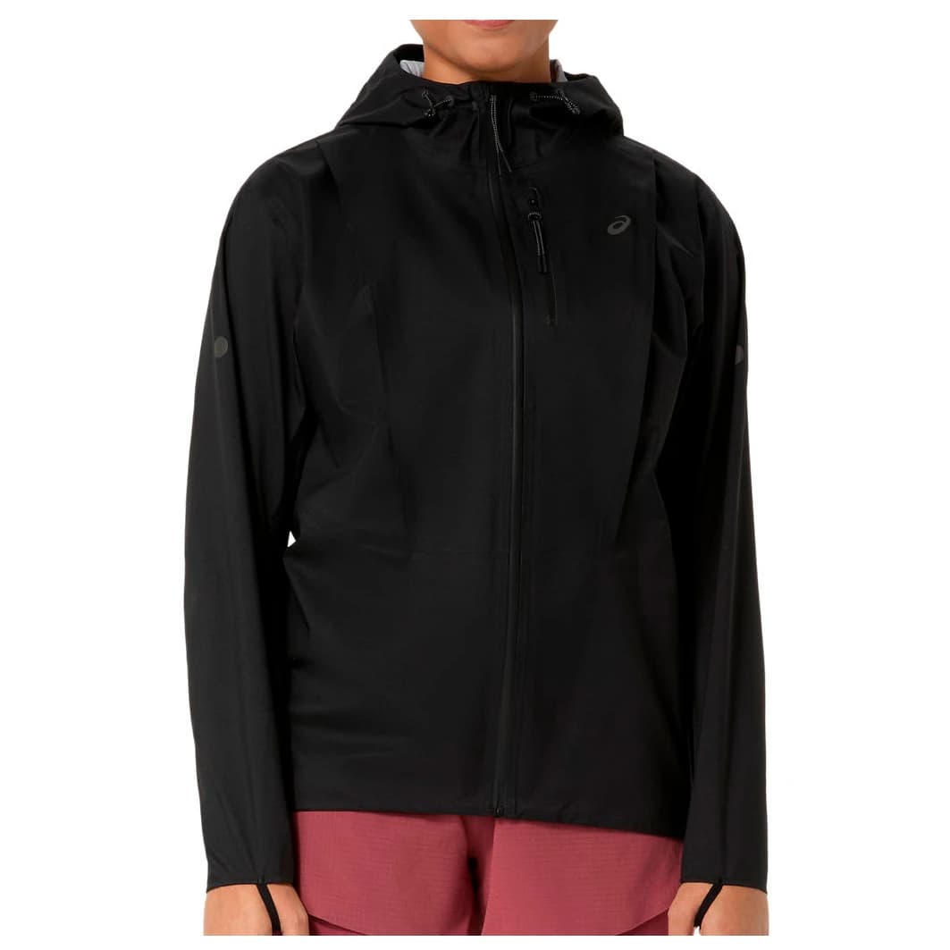 Дамско яке за бягане Asics Women's Fujitrail Elite Waterproof Jacket Running jacket - Performance Black