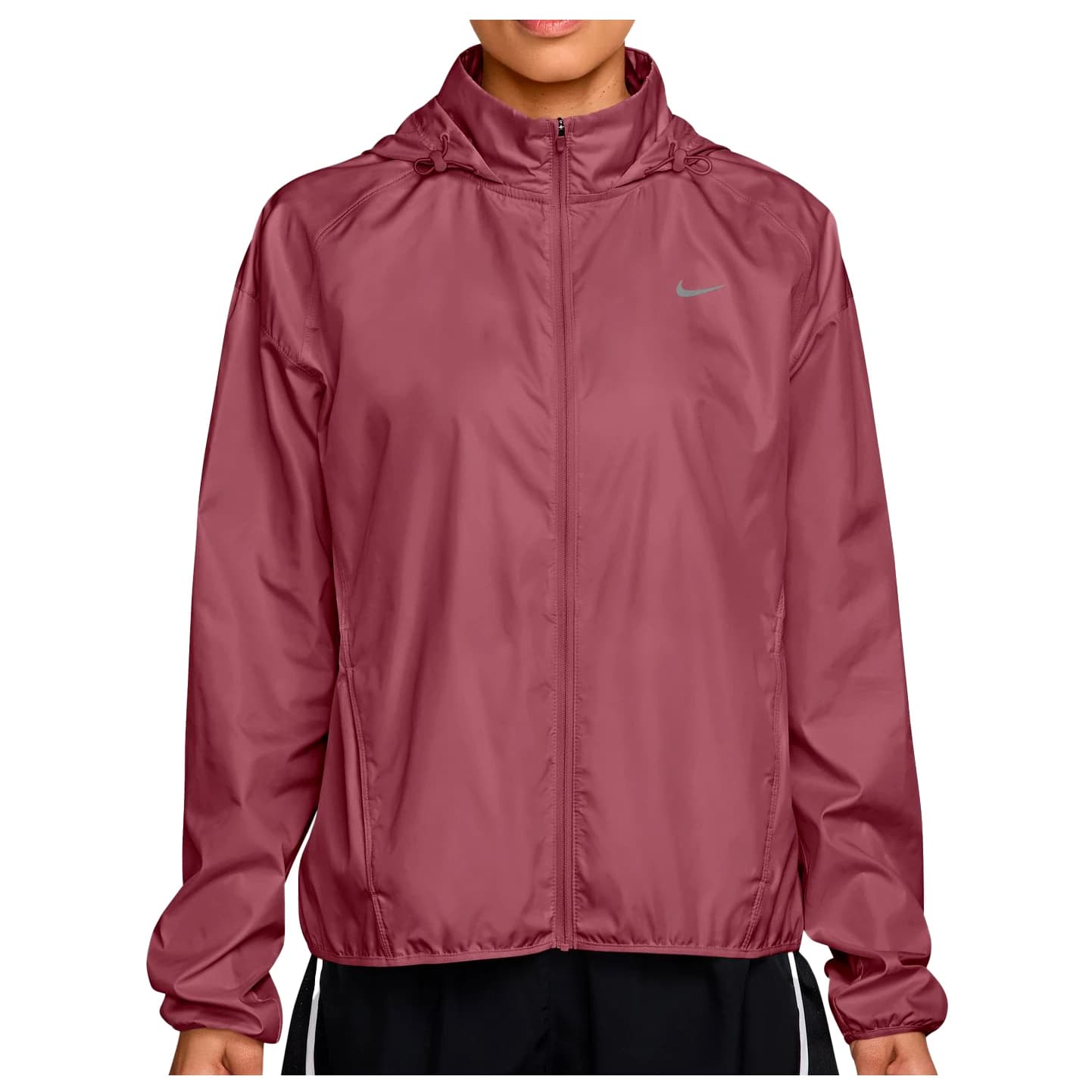 Дамско яке за бягане Nike Women's Tempo Repel Running Jacket - Pink Smoke / Reflective Silver