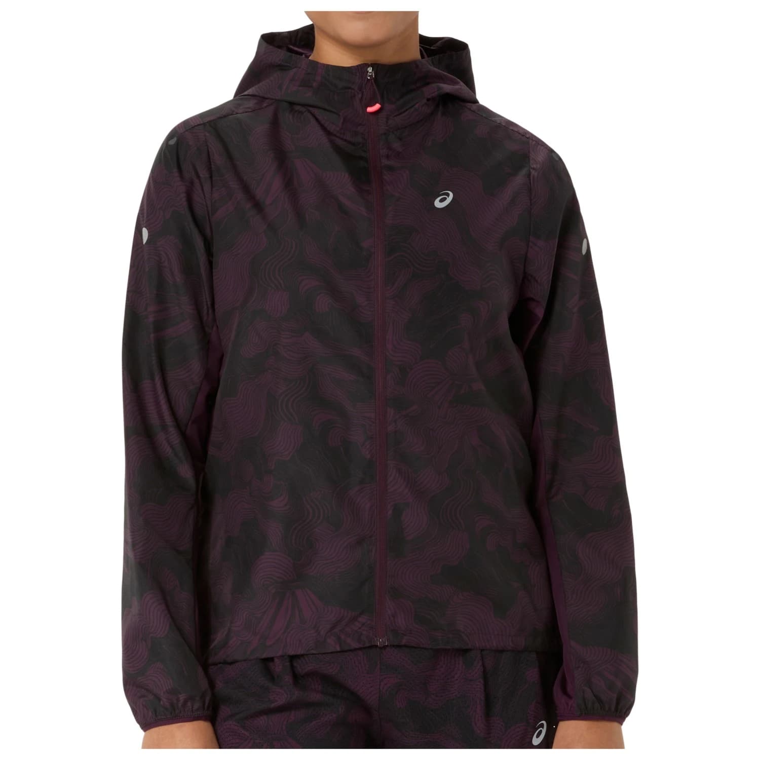 Дамско яке за бягане Asics Women's Fujitrail Packable Jacket Running jacket - Dark Aubergine