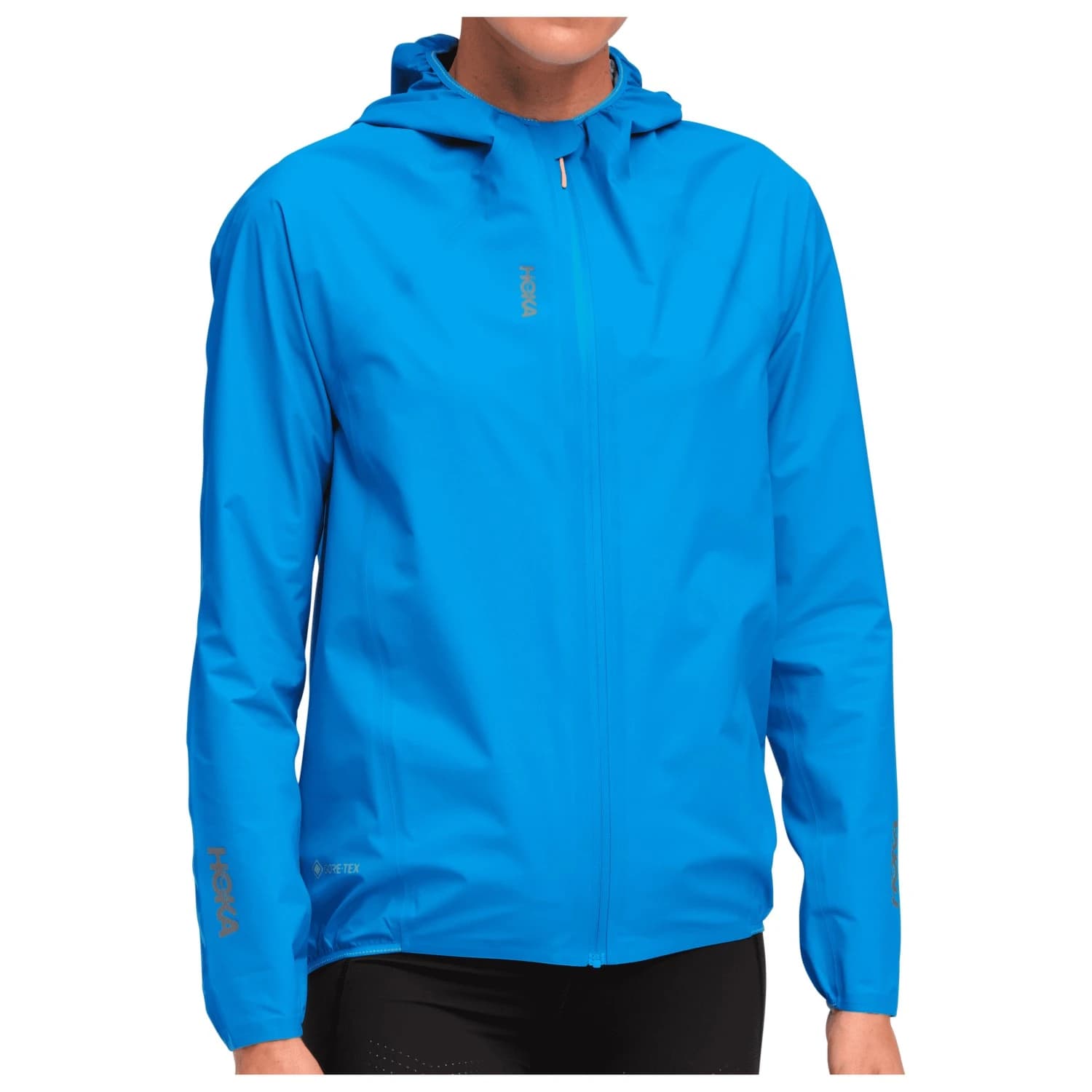 Дамско яке за бягане HOKA Women's Skybreeze Waterproof Jacket GTX Running jacket - Hoka Blue