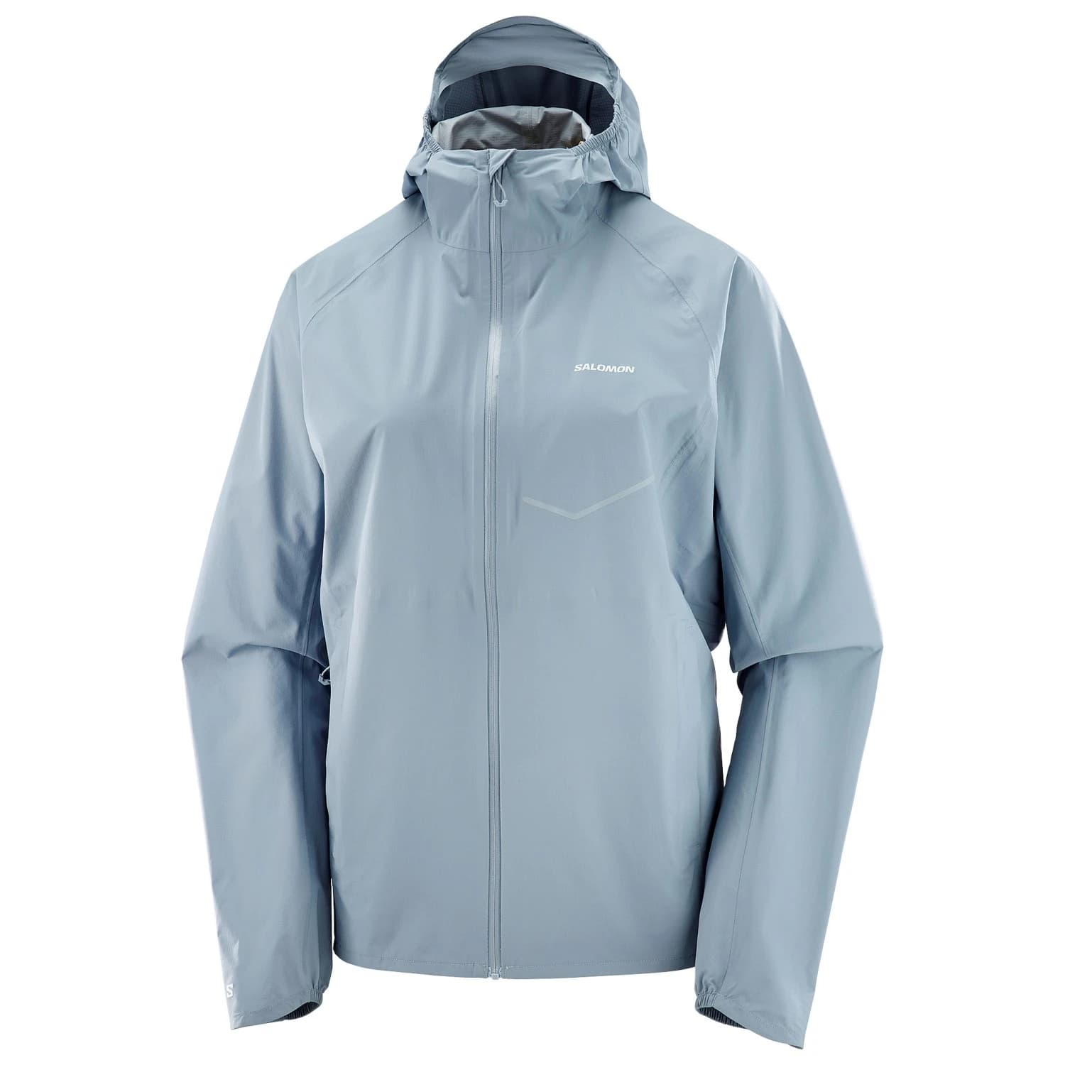 Дамско яке за бягане Salomon Women's Bonatti Waterproof Jacket Running jacket - Trade Winds