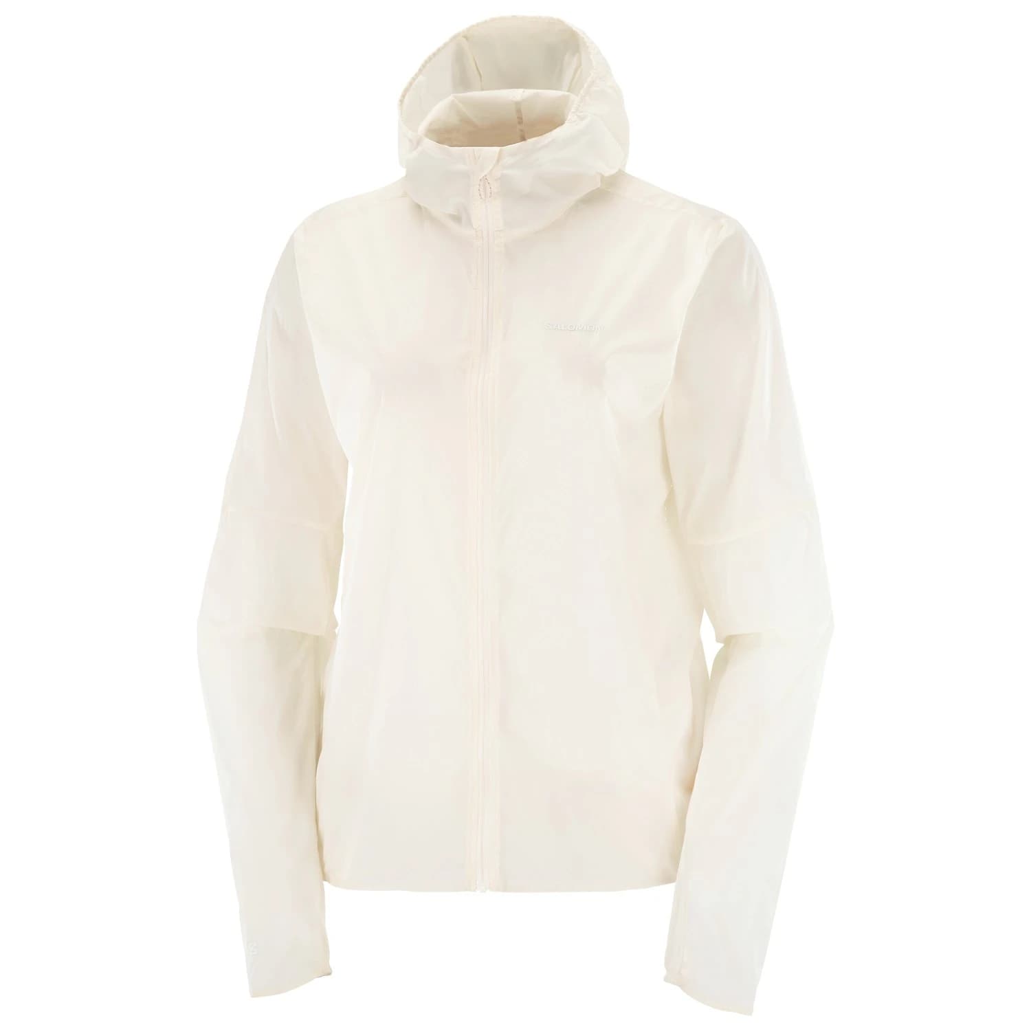 Дамско яке за бягане Salomon Women's Sense Aero Wind Jacket Running jacket - Whisper White