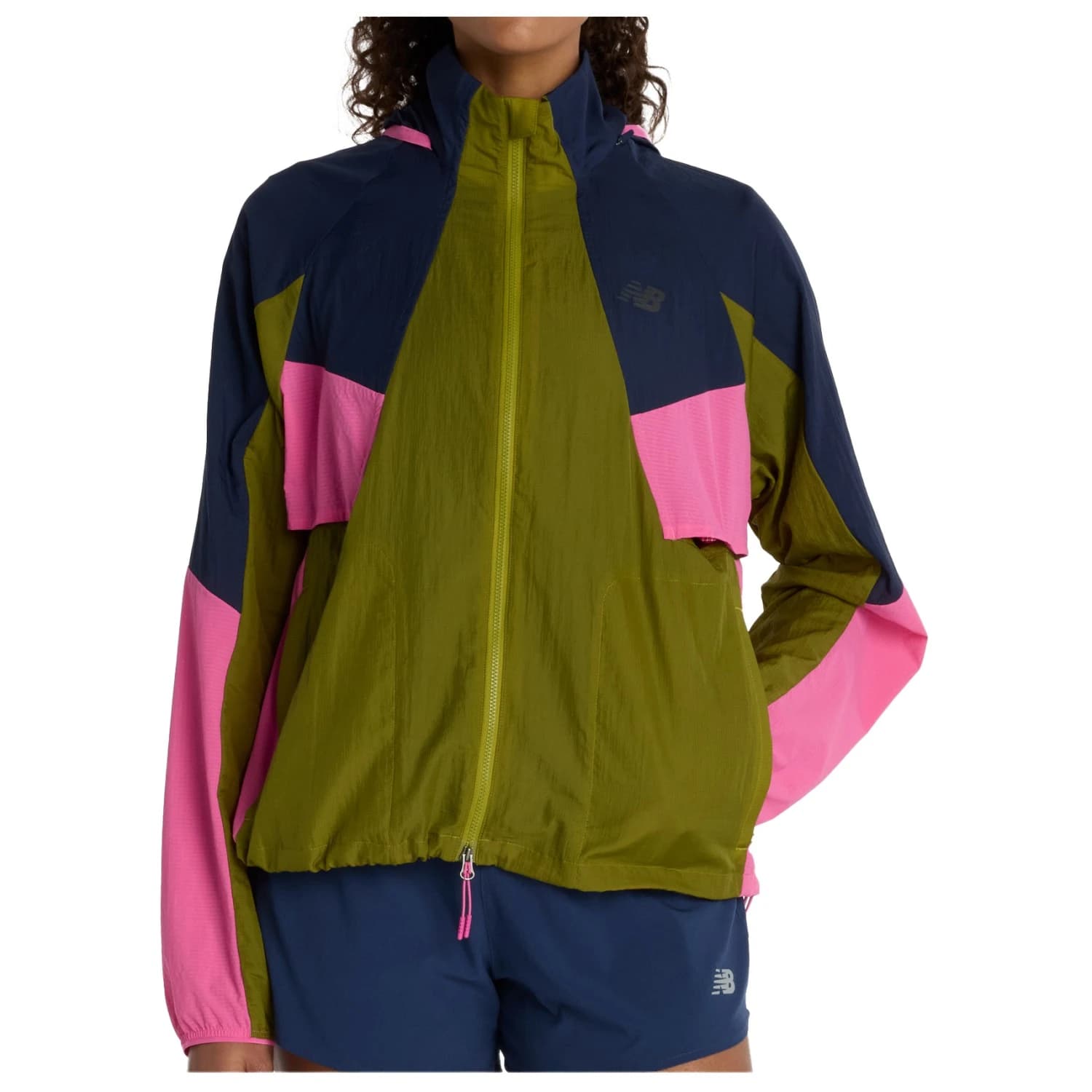 Дамско яке за бягане New Balance Women's RC Jacket Running jacket - Sea Moss