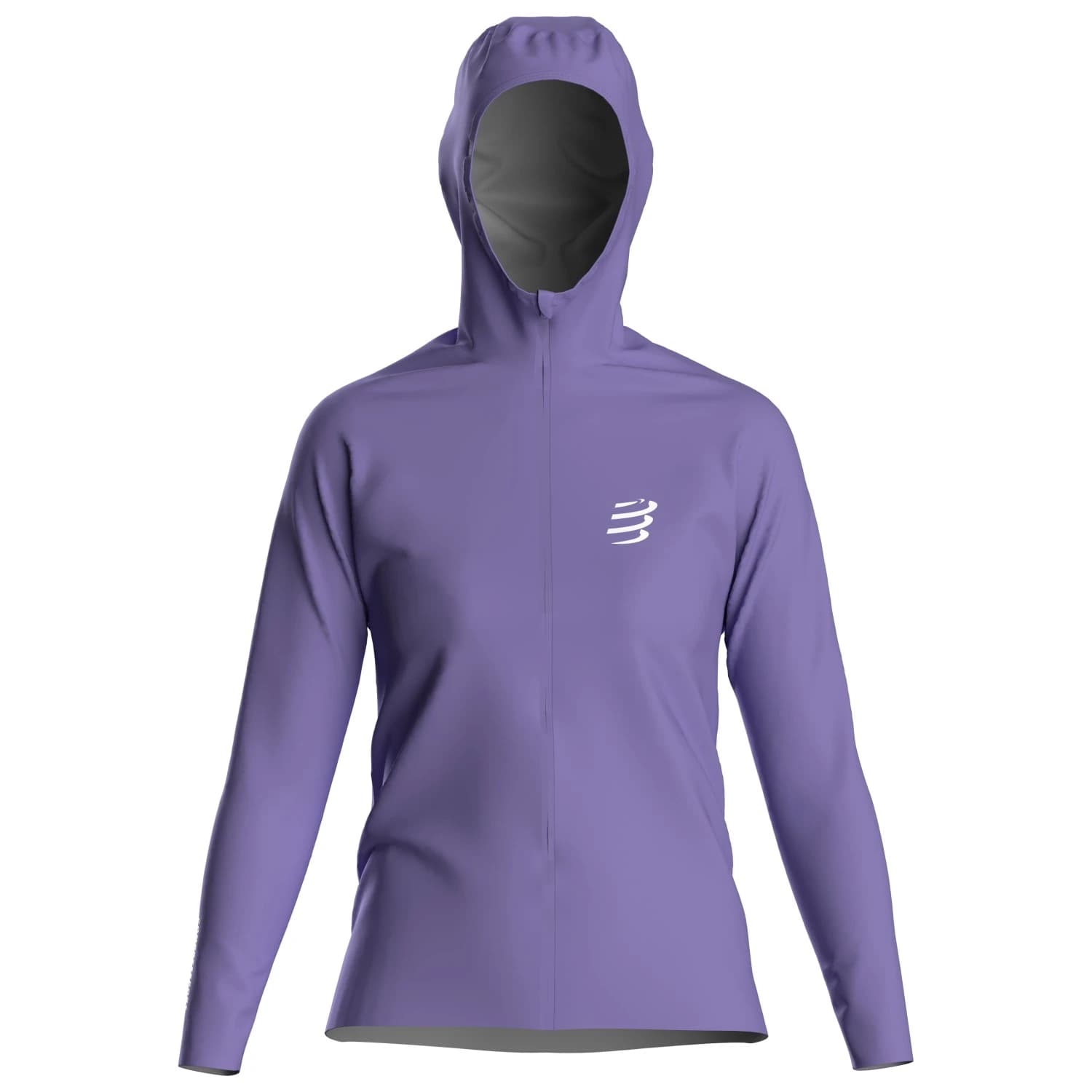 Дамско яке за бягане Compressport Women's Hurricane Waterproof Jacket Running jacket - Aster Purple / Reflective White