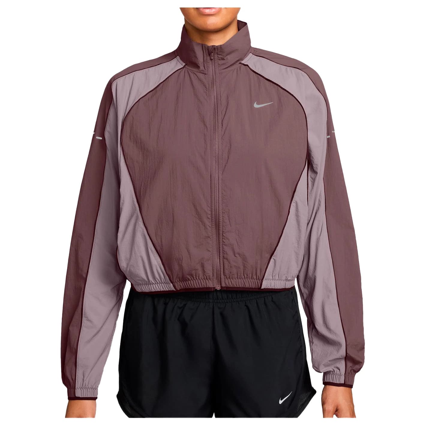 Дамско яке за бягане Nike Women's Swift UV Repel Jacket Running jacket - Tattoo / Light Violet Ore / Reflective Silver