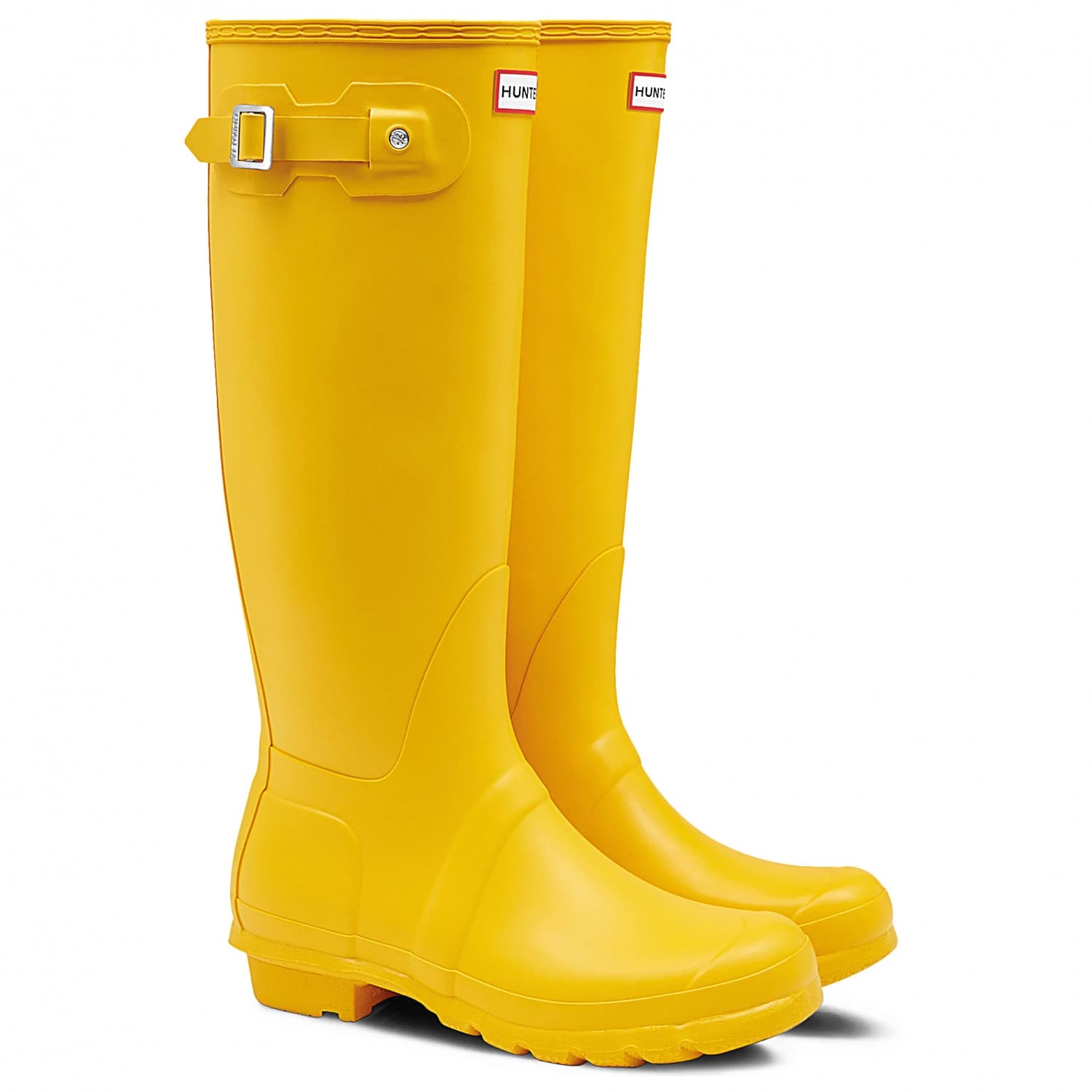 Дамски гумени ботуши Hunter Boots Women's Original Tall Wellington boots - Yellow