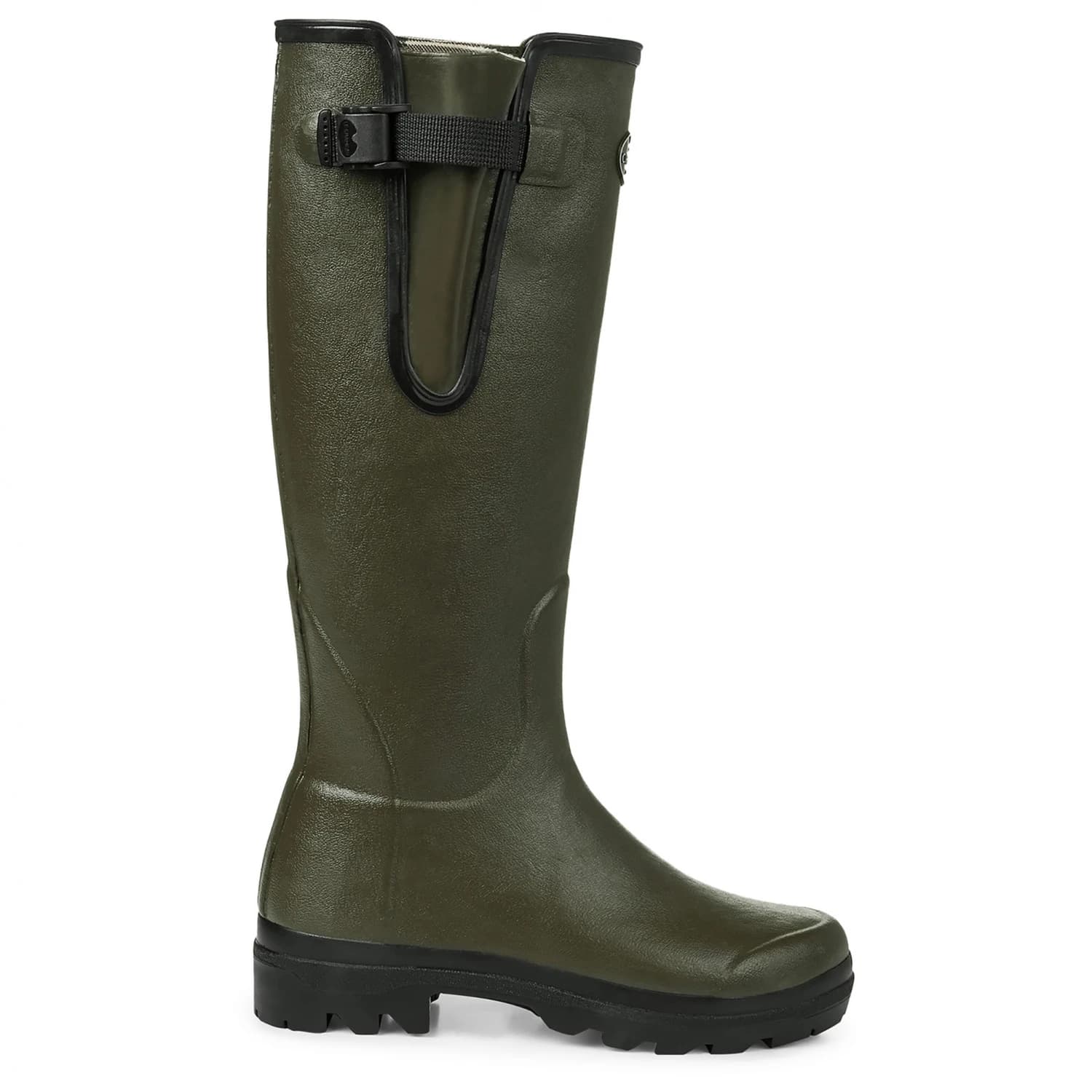 Дамски гумени ботуши Le Chameau Women's Vierzon with Jersey Lining Wellington boots - Camel Green
