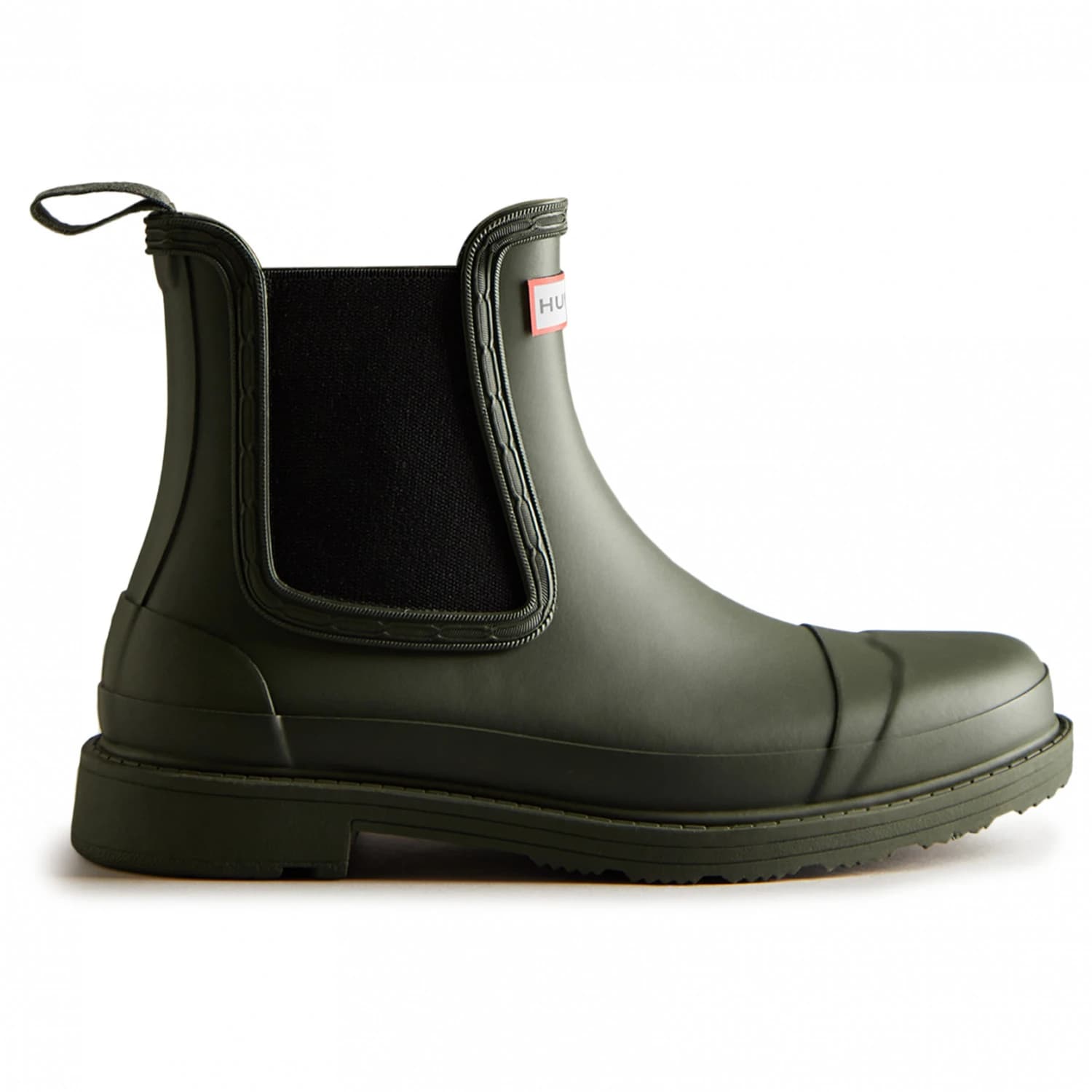 Дамски гумени ботуши Hunter Boots Women's Commando Chelsea Boot Wellington boots - Dark Olive