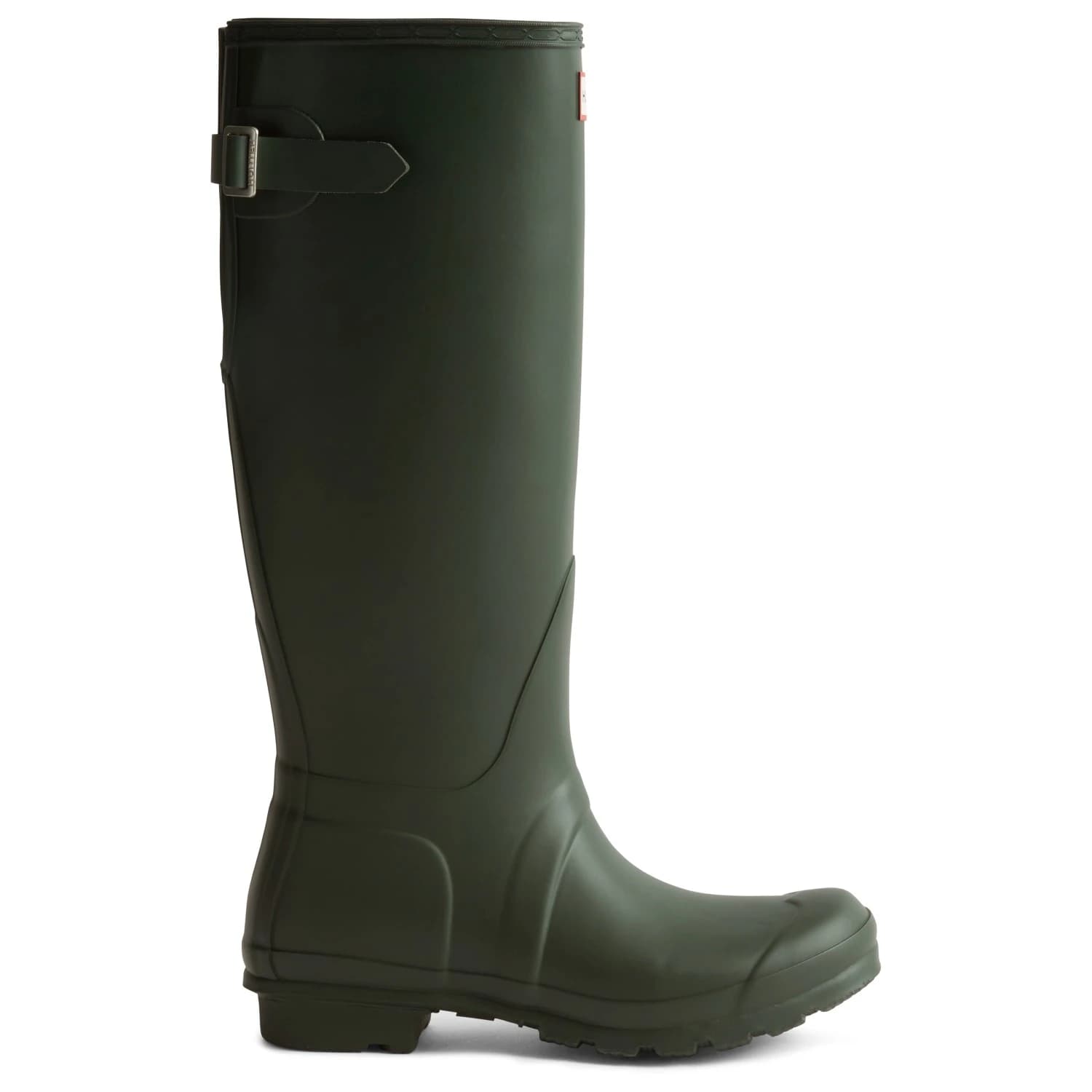 Дамски гумени ботуши Hunter Boots Women's Original Tall Back Adjustable Boot Wellington boots - Dark Olive