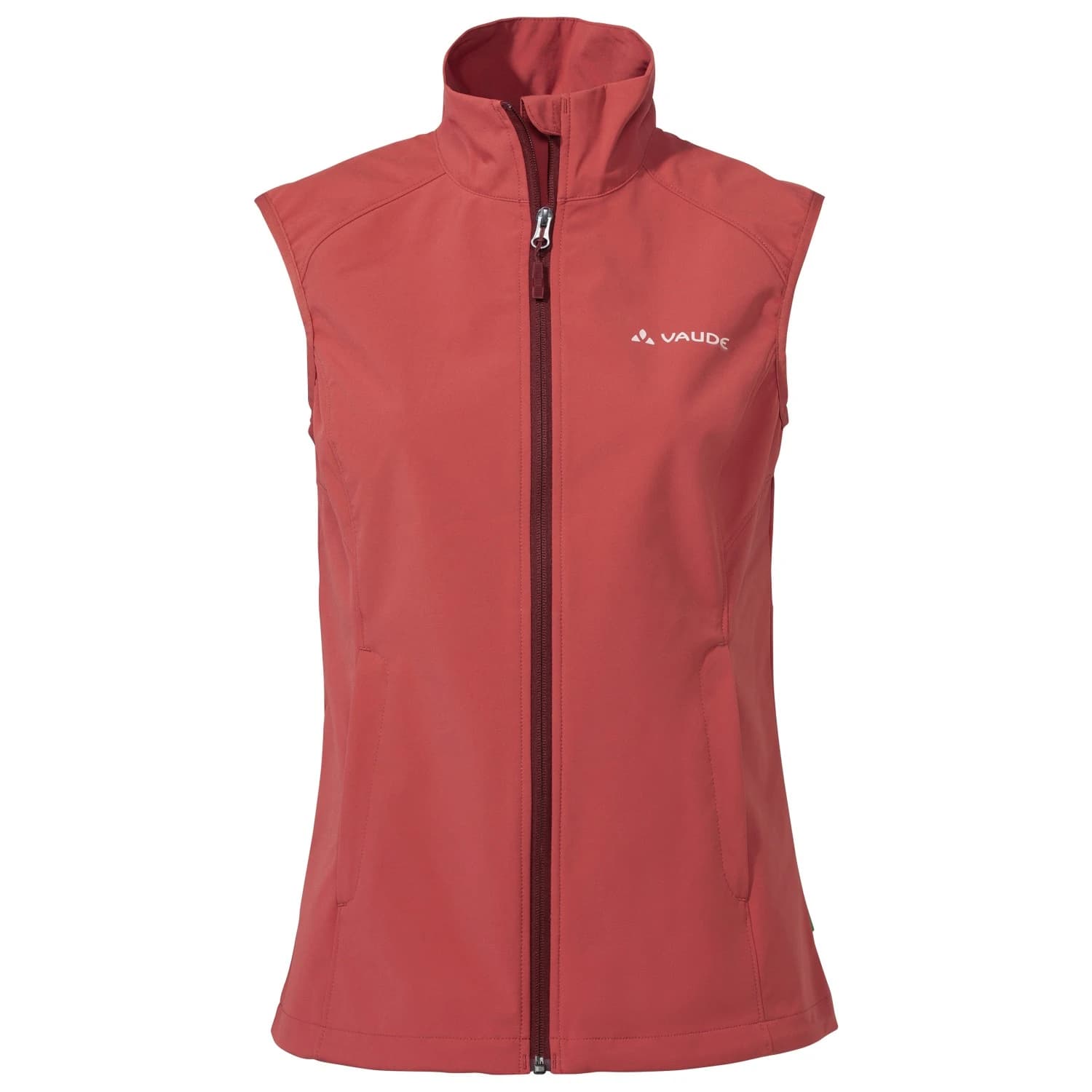 Дамски софтшел елек Vaude Women's Hurricane Vest III Softshell vest - Brick