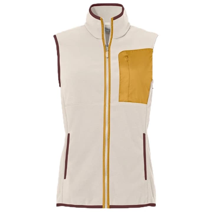 Поларен елек Vaude Women's Rosemoor Fleece Vest Fleece vest - Ecru