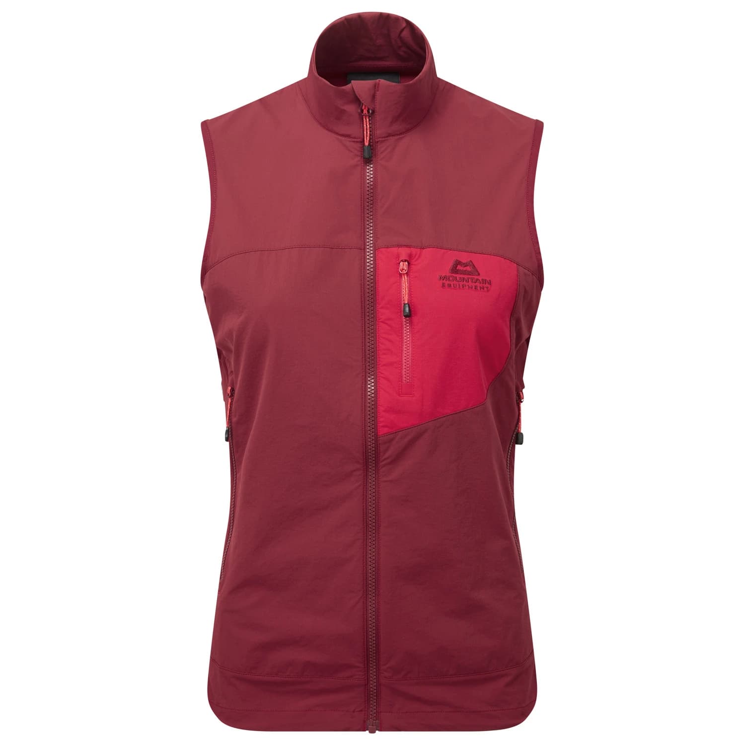 Дамски софтшел елек Mountain equipment Women's Echo Vest Softshell vest - Tibetan Red / Capsicum