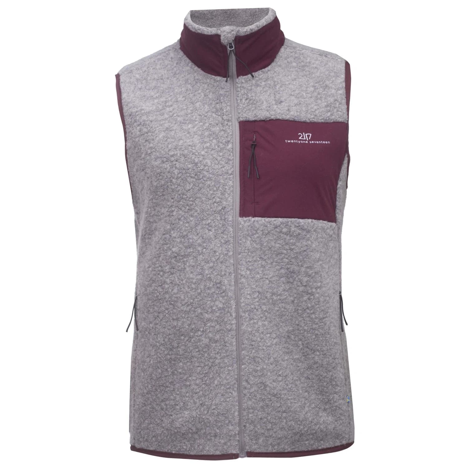 Дамски вълнен елек 2117 of Sweden Women's Skord Pile Vest Wool vest - Grey