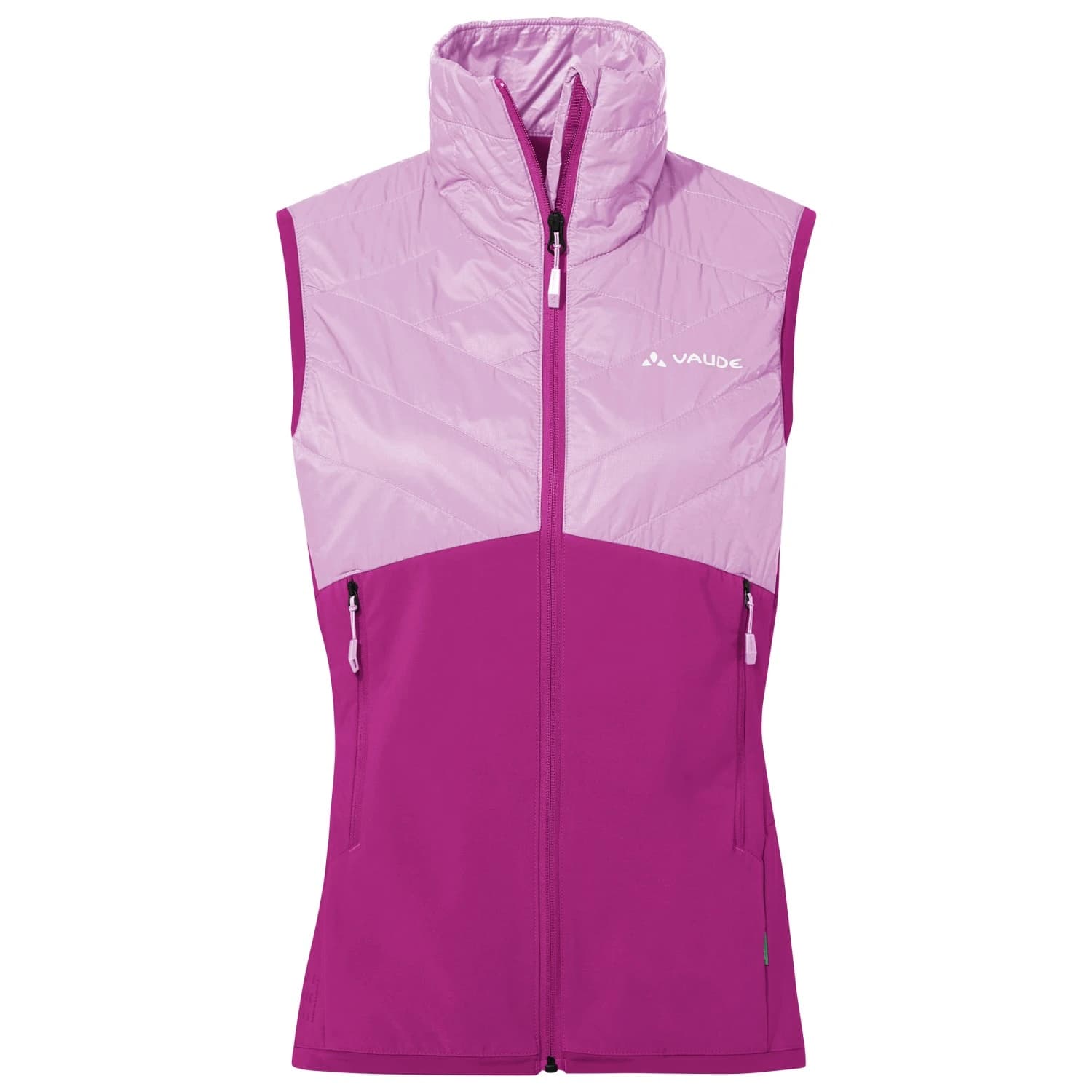Дамски синтетичен елек Vaude Women's Brenva Vest II Softshell vest - Pink Orchid
