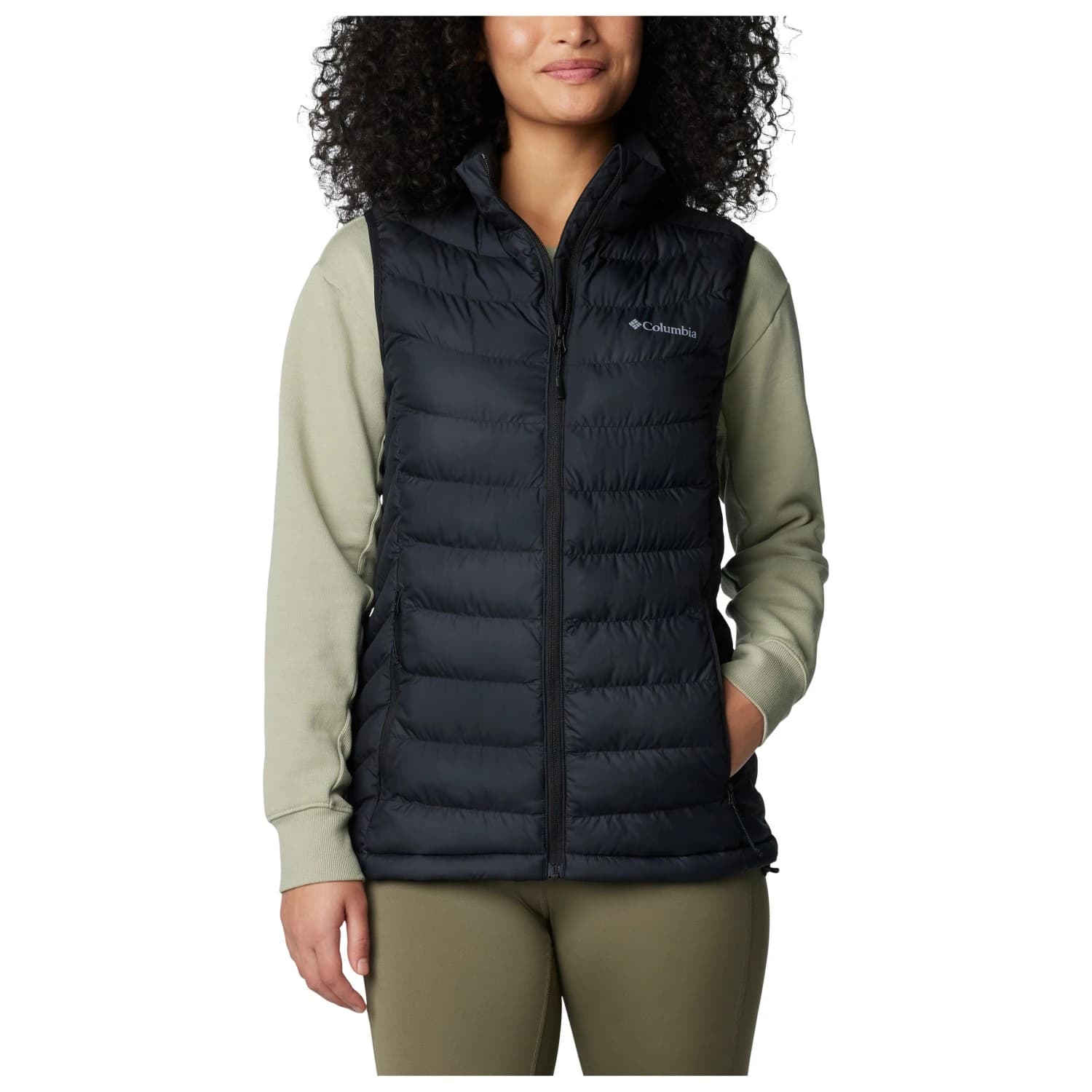 Дамски синтетичен елек Columbia Women's Powder Lite II Vest Synthetic vest - Black