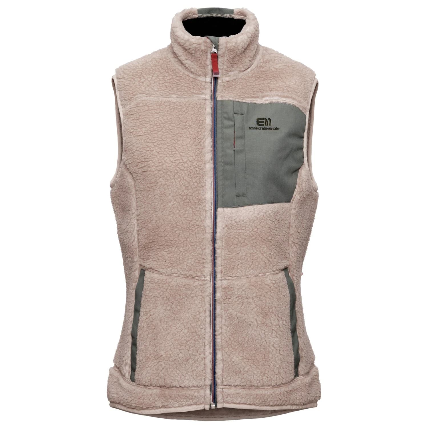 Поларен елек Elevenate Women's Glacier Pile Vest Fleece vest - Ginger Beige