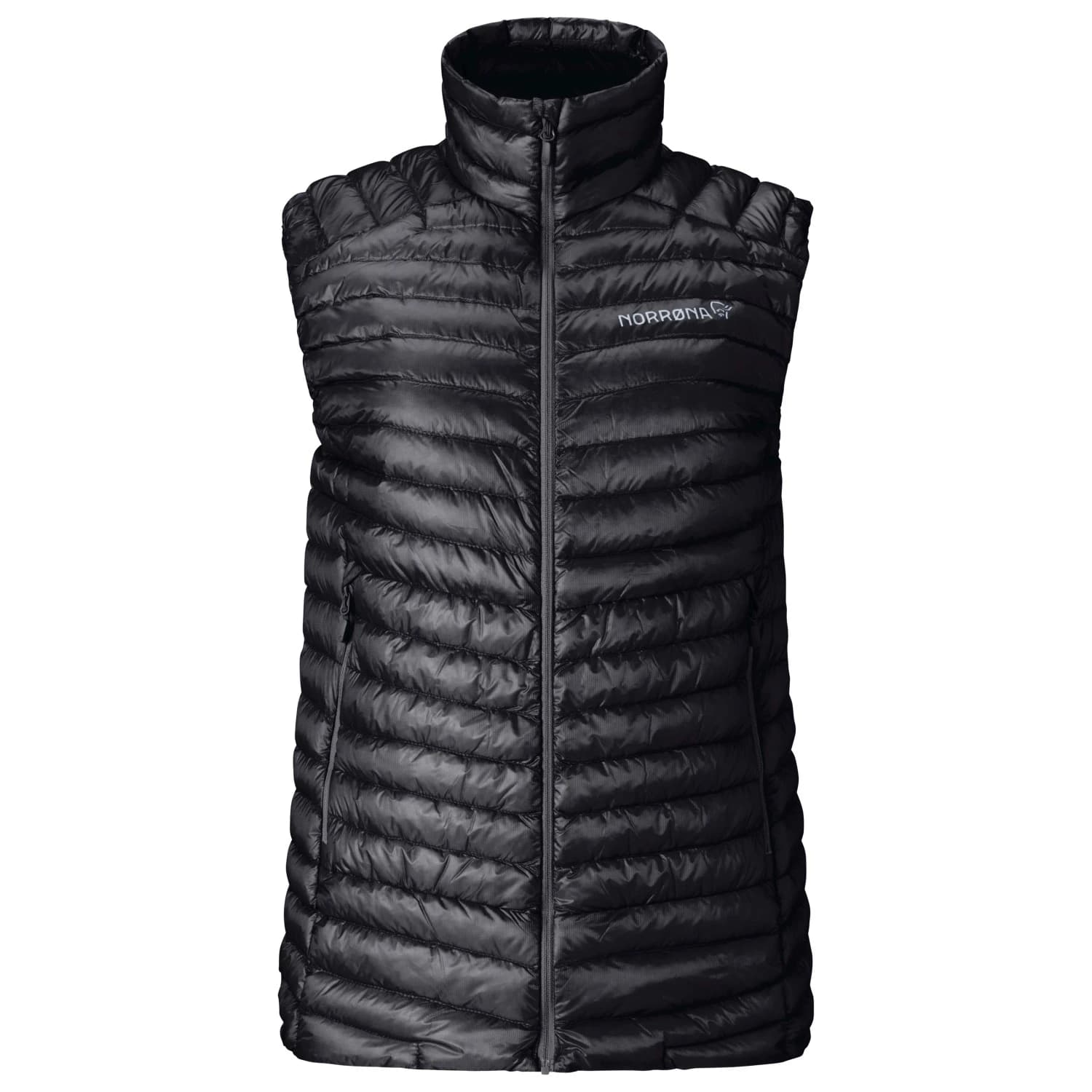 Дамски пухен елек Norrøna Women's Trollveggen Superlight Down800 Vest Down vest - Caviar Black