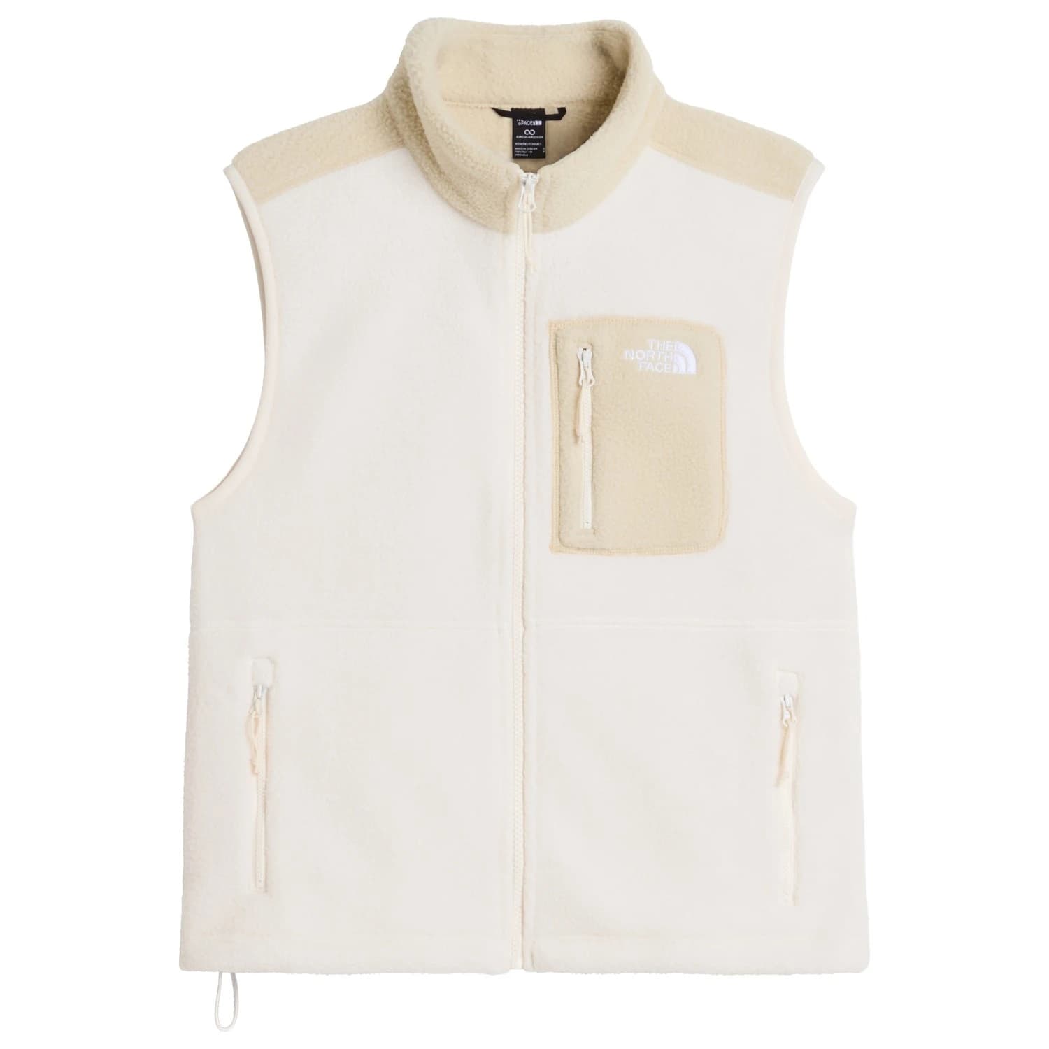 Дамски поларен елек The North Face Women's Yumiori Vest Fleece vest - White Dune / Desert Stone