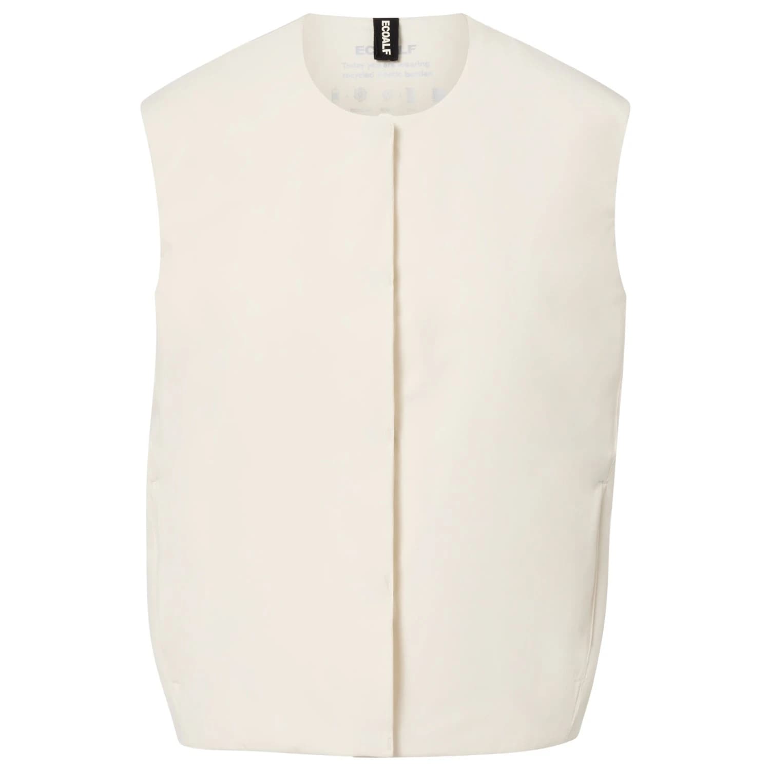 Дамски синтетичен елек Ecoalf Women's Karinalf Vest Synthetic vest - Creamy White