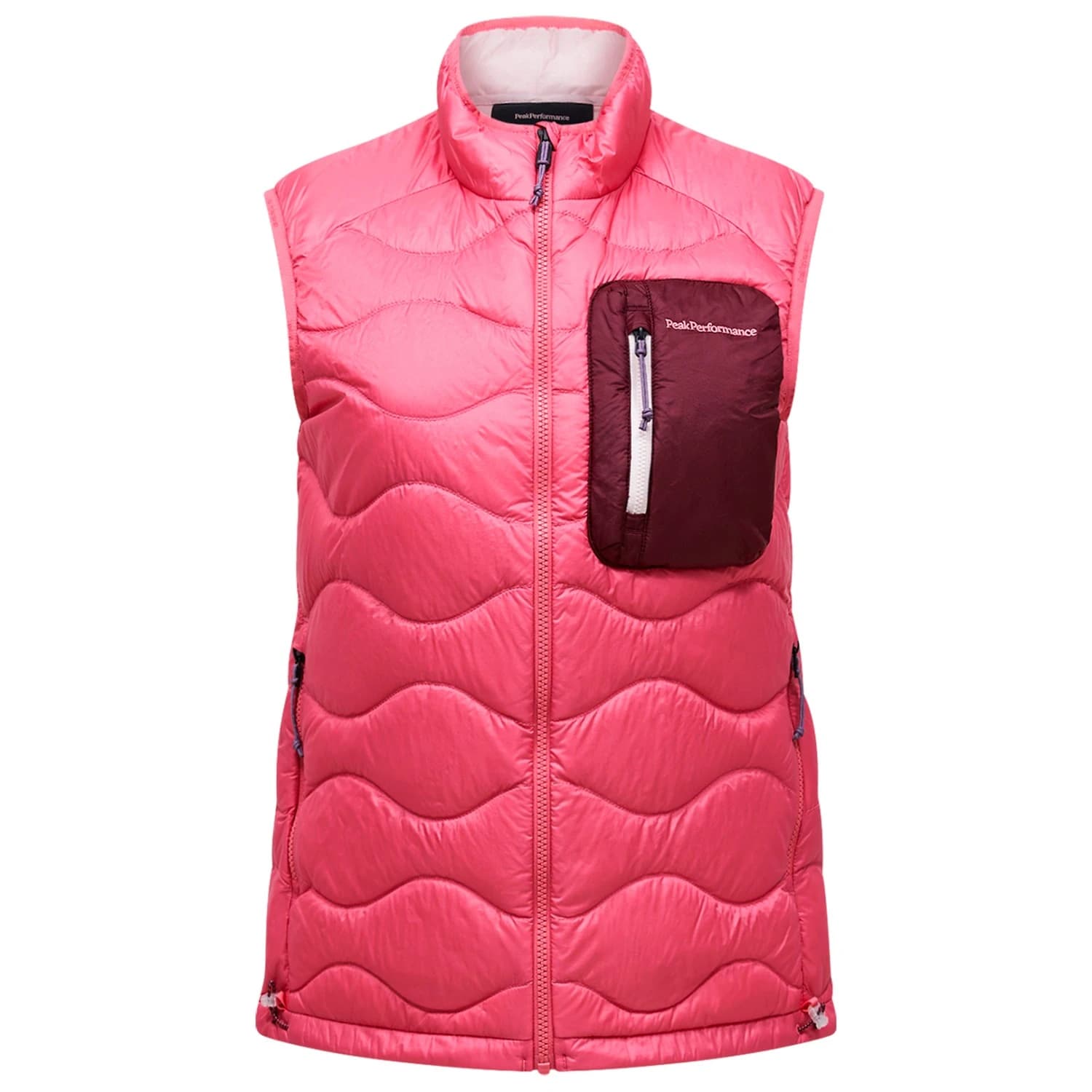 Дамски пухен елек Peak Performance Women's Helium Utility Down Vest Down vest - Mountain Blush / Porto