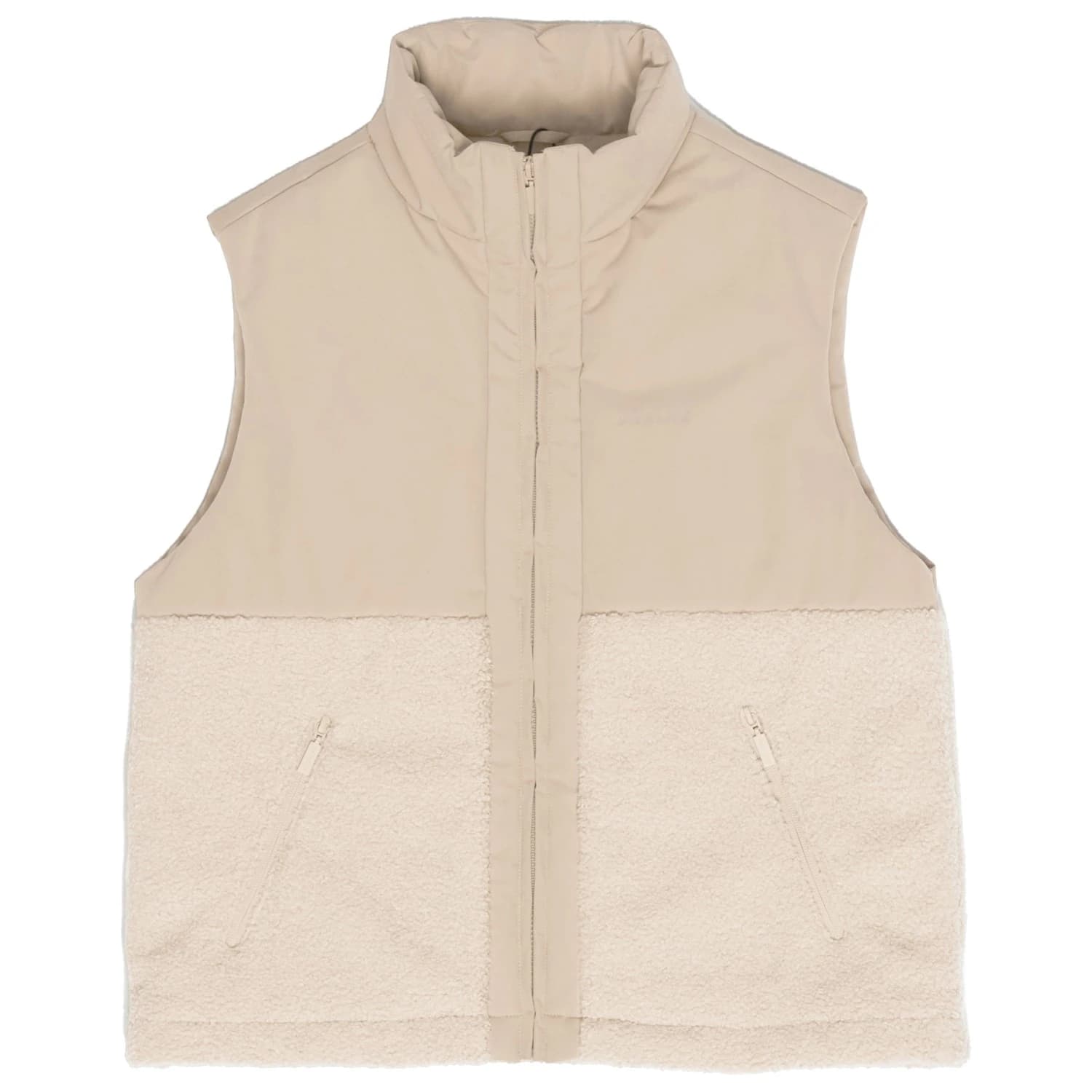 Дамски поларен елек Mazine Women's Fabric Blocking Vest Fleece vest - Oat / Natural