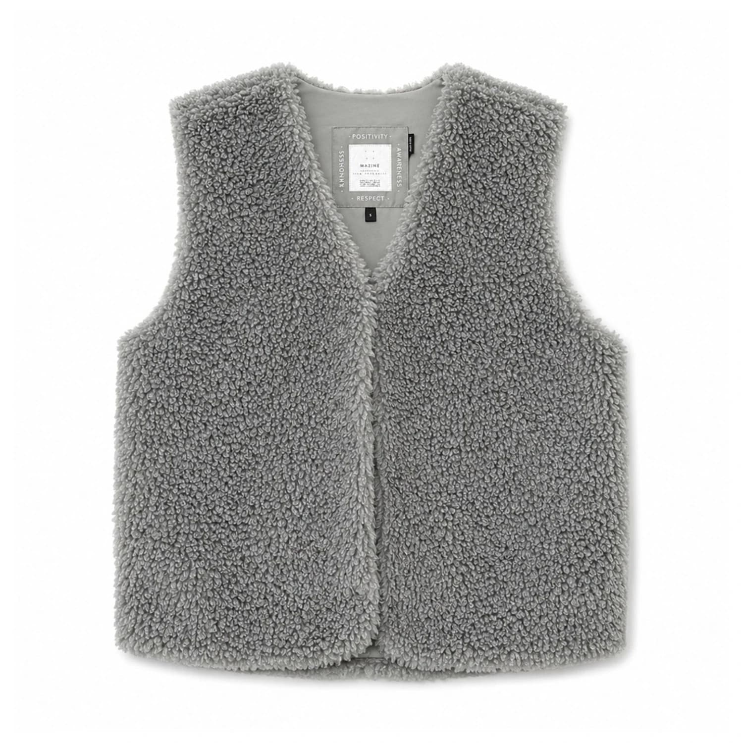 Поларен елек Mazine Women's Faux-Fur Vest Fleece vest - Eucalyptus